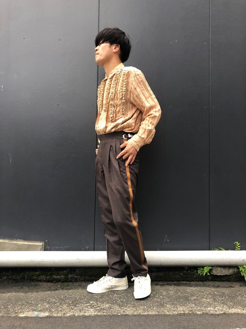 SS2020 TOGA VIRILIS Wool Ghurka Pants Side Stripe