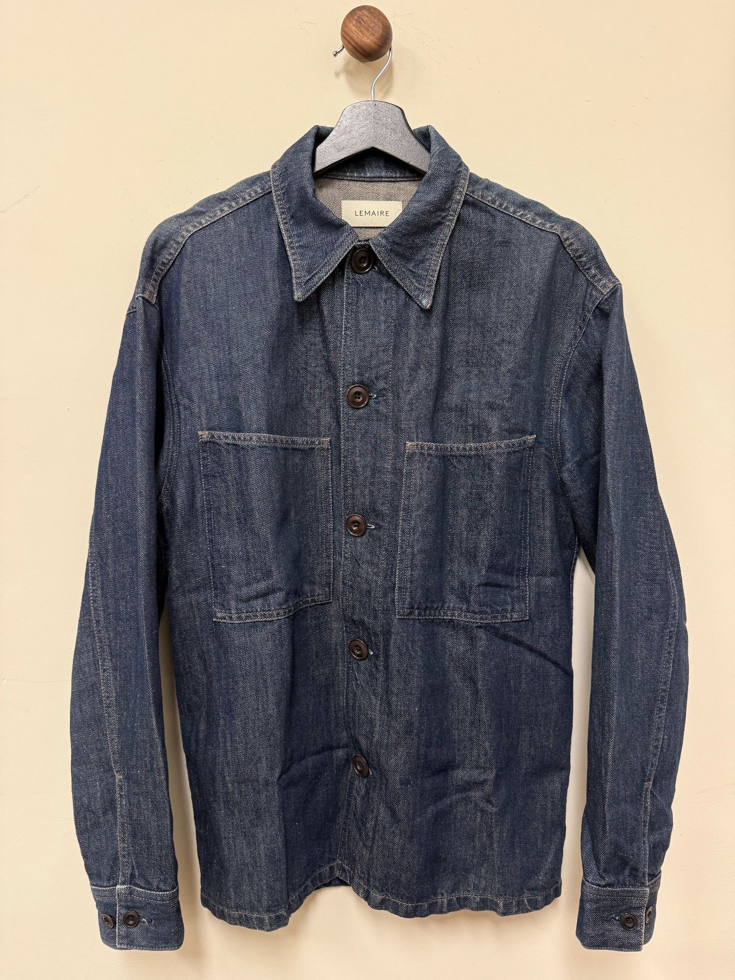 Lemaire Lemaire 19AW Denim Pocket Shirt Jacket Size US S / EU 44-46 / 1 - 1 Thumbnail