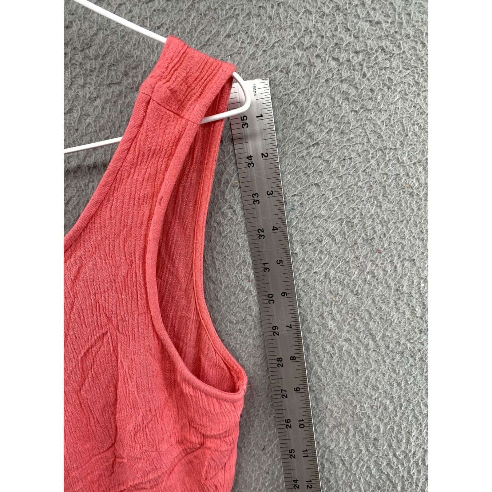 Vintage Maurices Pink Rayon Lined Jumpsuit Romper Shorts in Size Small Size 28" / US 6 / IT 42 - 6 Thumbnail