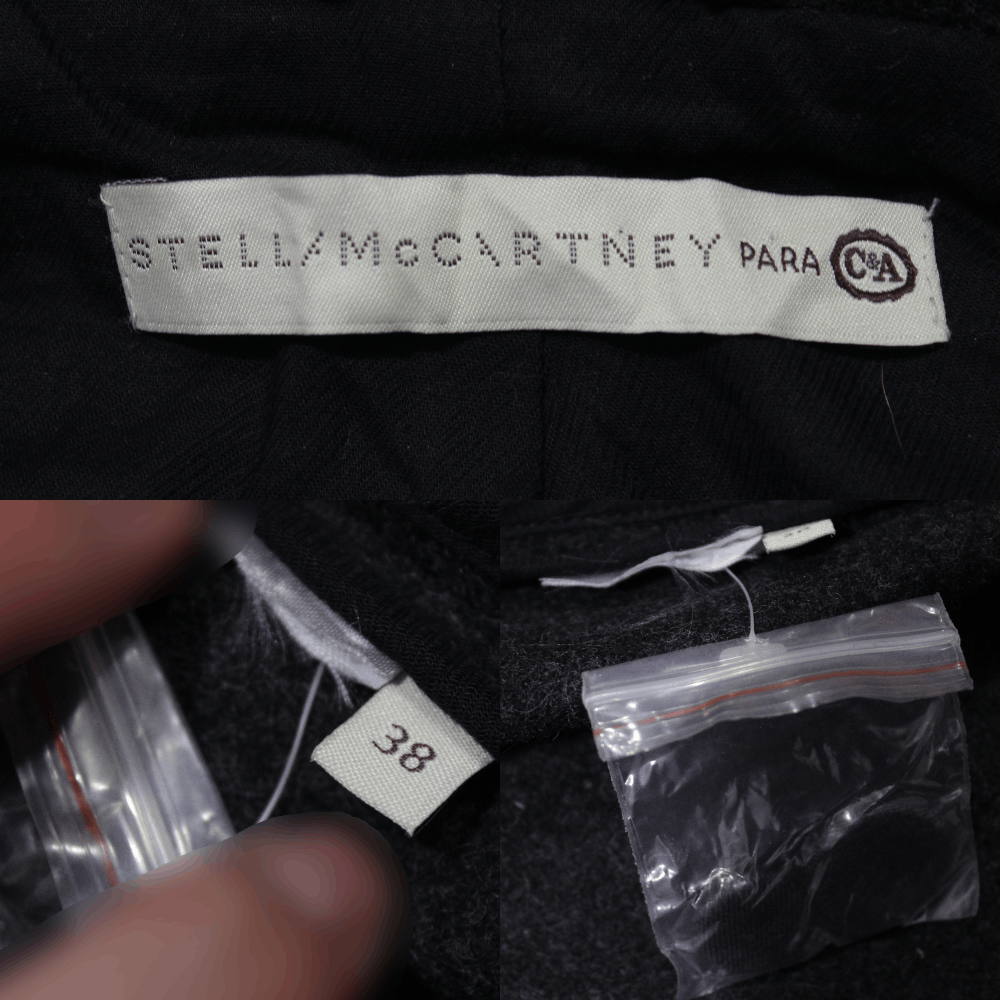 Stella McCartney Wool Overcoat Size XS / US 0-2 / IT 36-38 - 9 Thumbnail
