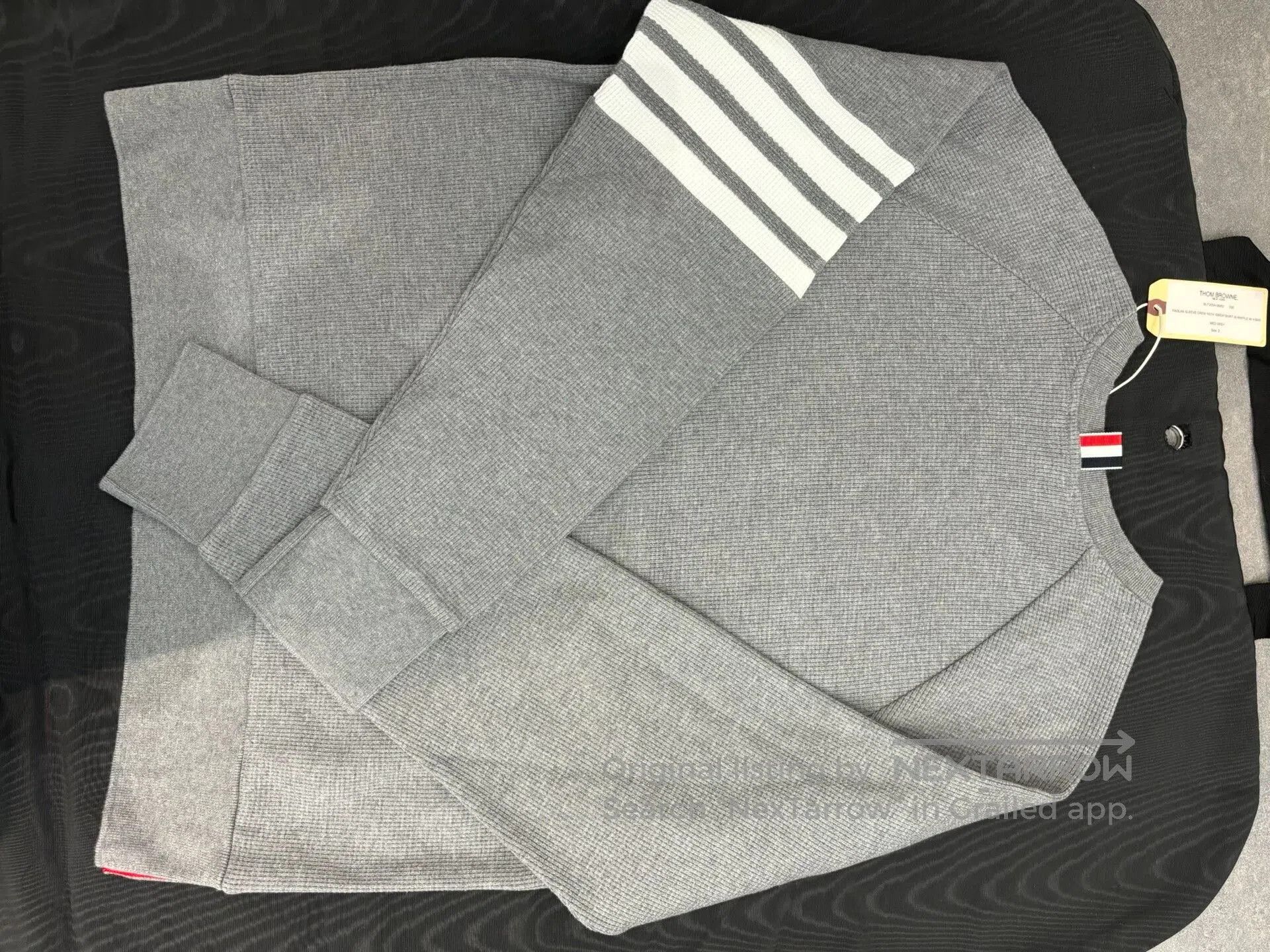 Thom Browne thom browne gray striped sleeve sweatshirt. Size US M / EU 48-50 / 2 - 4 Thumbnail