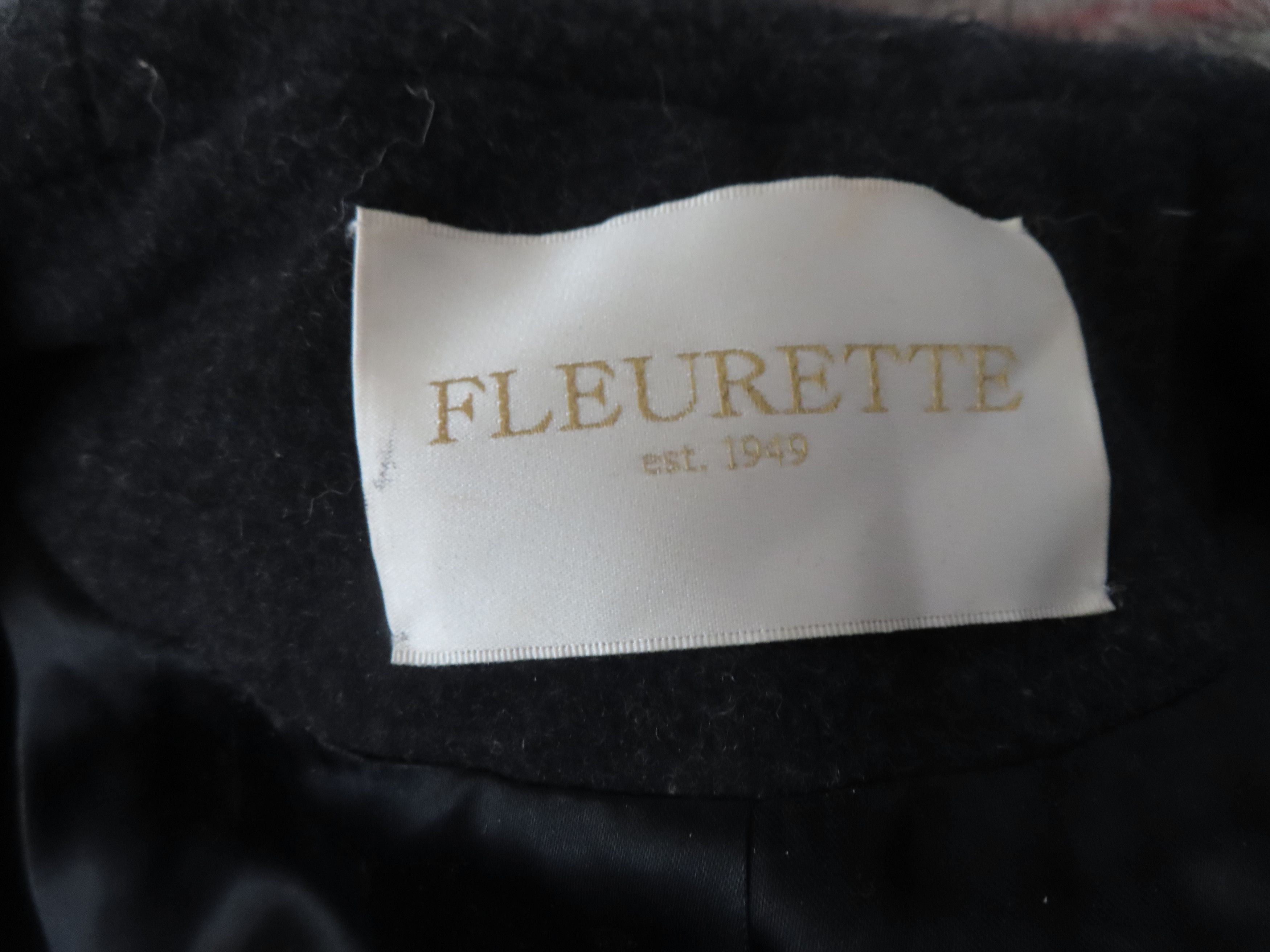 Designer × Loro Piana × Vintage FLEURETTE Loro Piana ITALY Wool Coat FOX FUR Hood Size M / US 6-8 / IT 42-44 - 6 Thumbnail