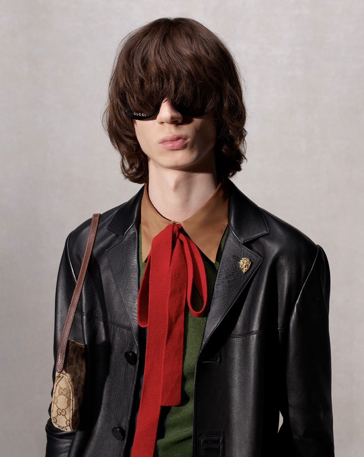 Gucci DEMNA - SS26 Nerd Soft Nappa Leather Jacket 50 Size US M / EU 48-50 / 2 - 25 Thumbnail