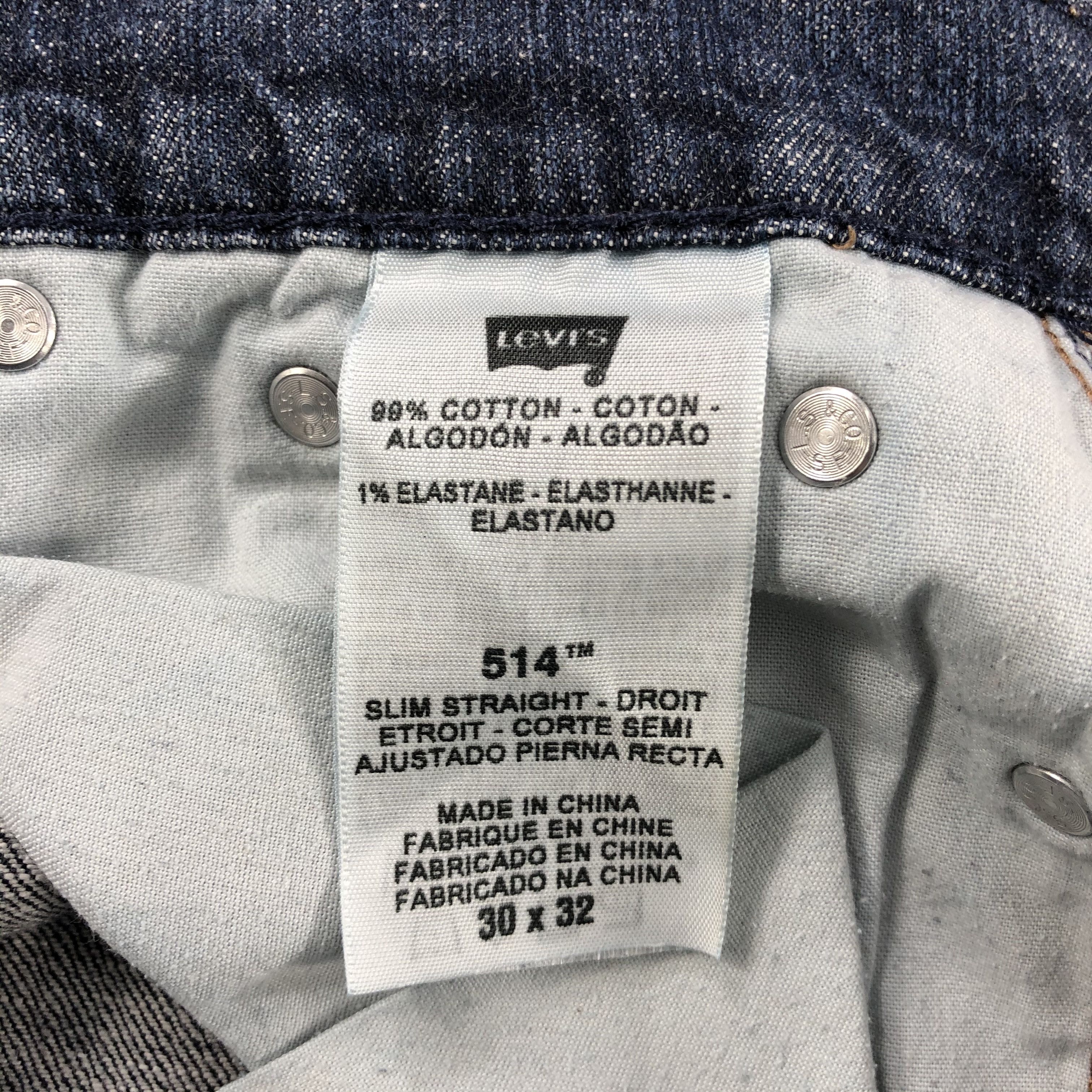 Levi's Vintage Blue Wash Levis 514 Jeans-J2220 Size US 31 - 9 Thumbnail