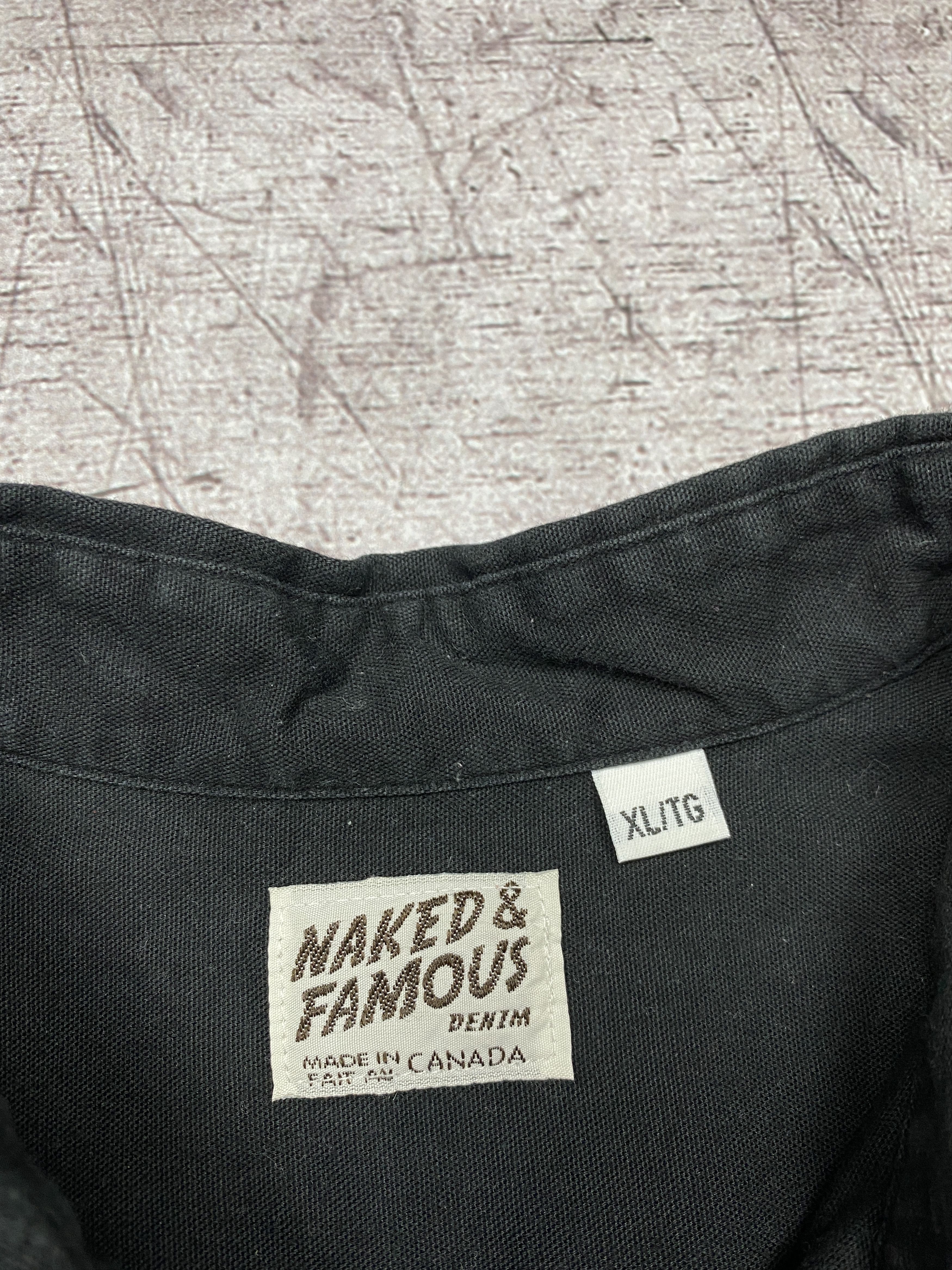 Naked & Famous × Vintage Naked & Famous Vintage Mens Heavy Cotton Shirt Size US XL / EU 56 / 4 - 4 Thumbnail