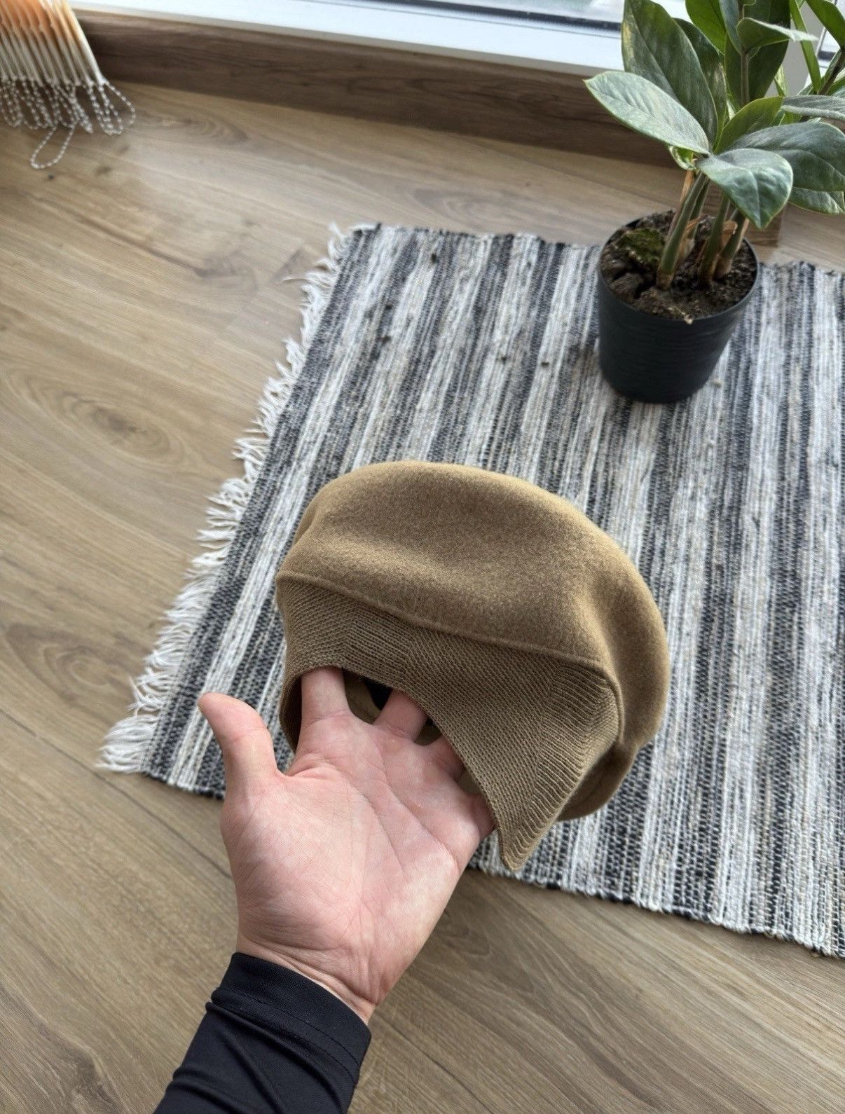 Kangol Kangol Vintage Wool Flat Berett Cap Beige One Size men Size ONE SIZE - 4 Thumbnail