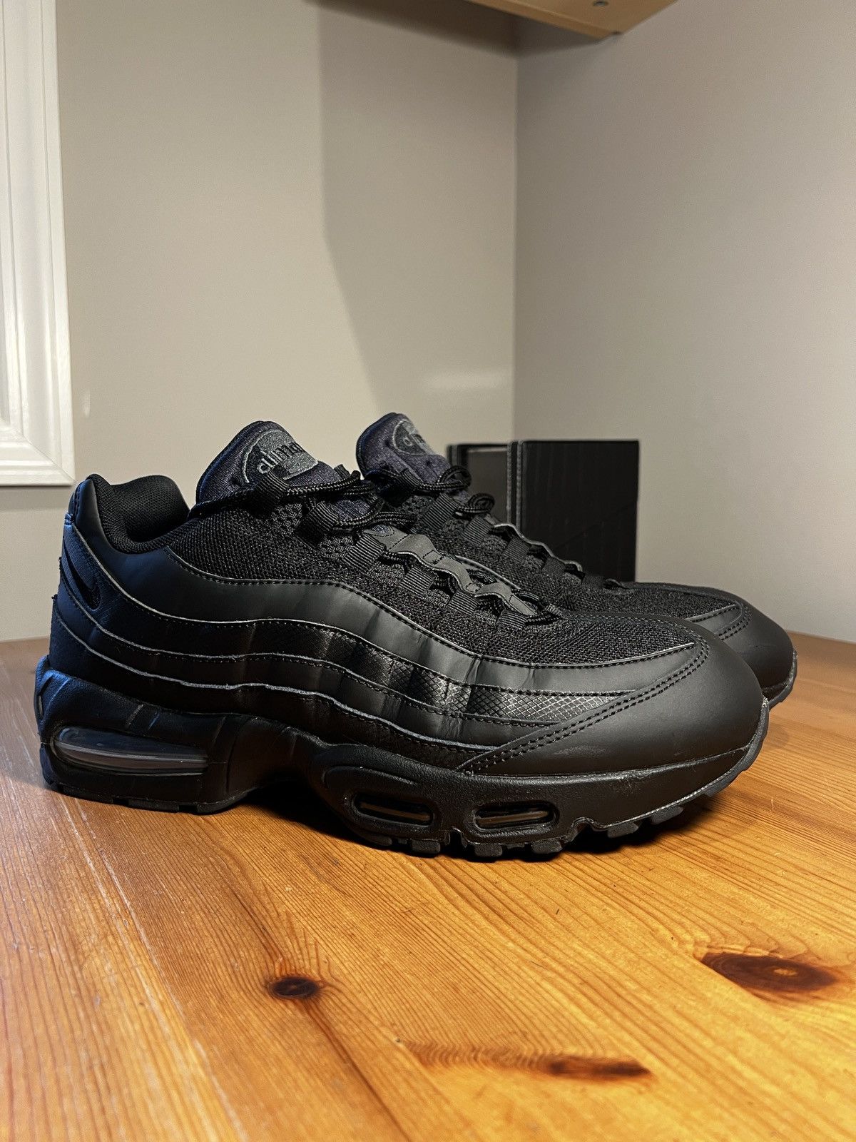 Nike Air Max 95 Big Bubble OG Triple Black 11.5 Size US 11.5 / EU 44-45 - 1 Thumbnail