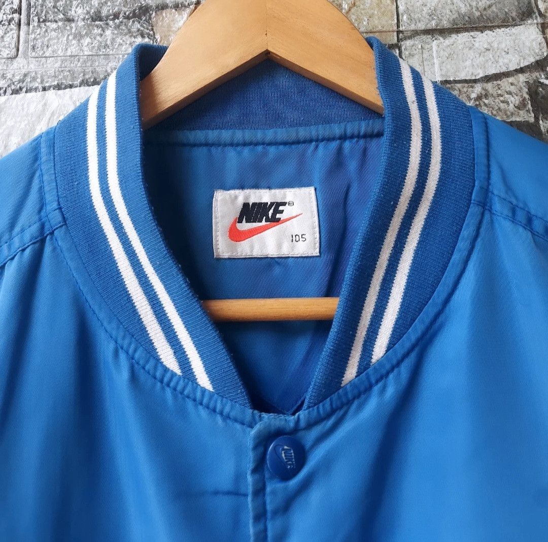 Nike 🔥RARE🔥Vintage 90s NIKE Varsity Jacket Size US L / EU 52-54 / 3 - 8 Thumbnail