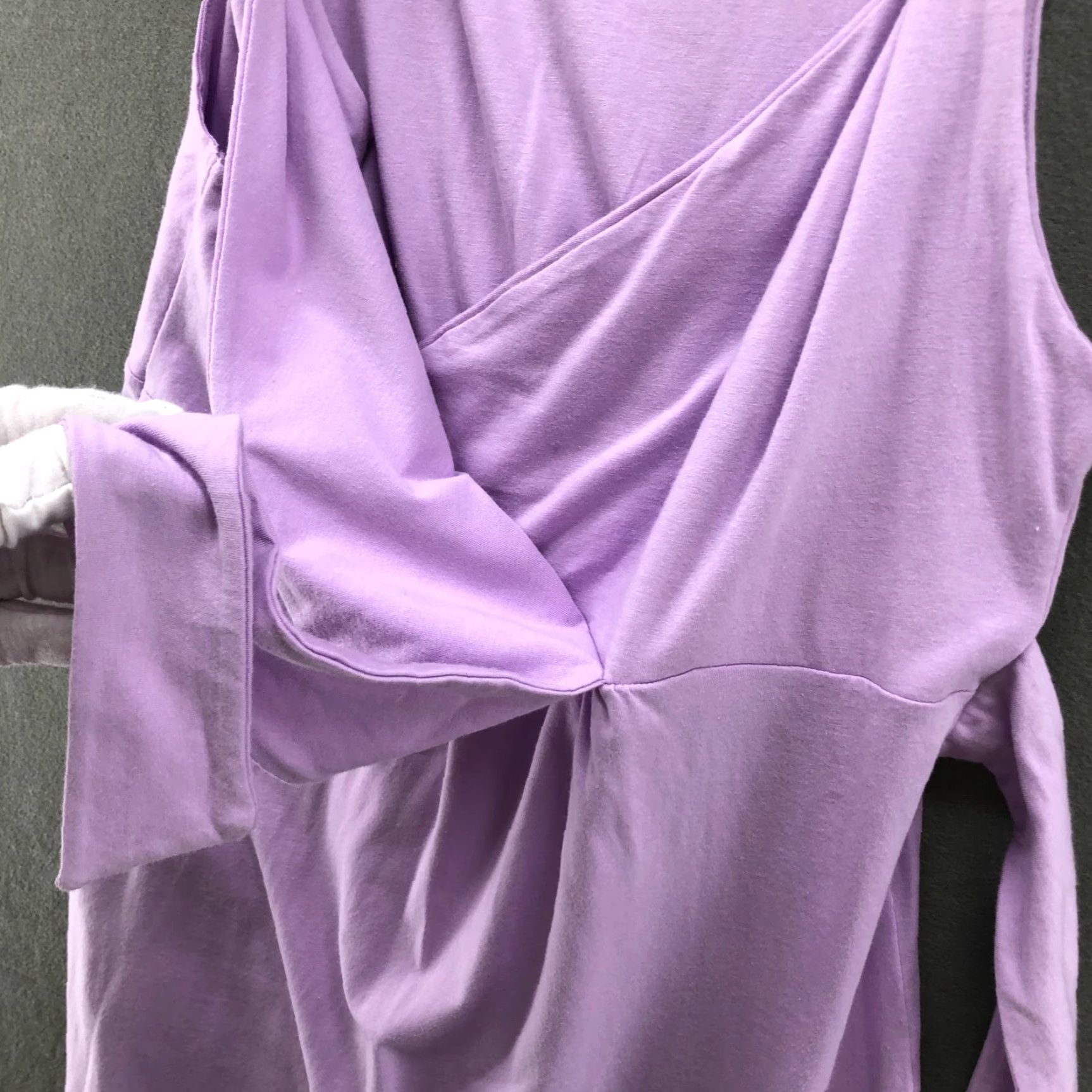 Athleta Athleta Tank Top Womens Medium Purple Modal Blend V-Neck Surplice Tunic Activewear Womens Size M / US 6-8 / IT 42-44 - 7 Thumbnail