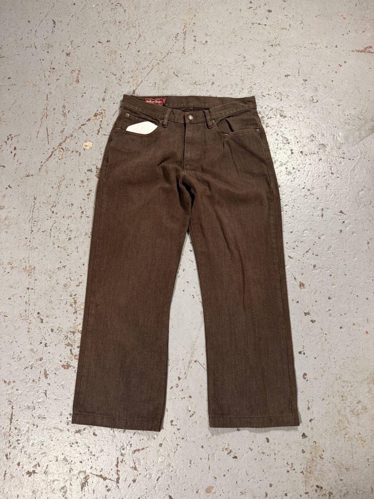 Marlboro Classics Crazy Vintage Malboro Classic Mocha Brown Pants Size US 33 - 4 Thumbnail