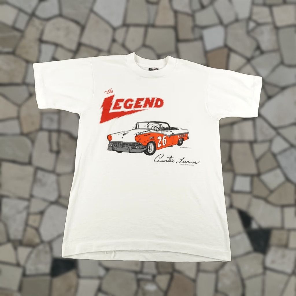 Vintage VINTAGE Curtis Turner Shirt Mens M White The Legend Ford Car Racing 80s Shirt Mens White Cars 80s Mens M Vintage Kurt? Size US M / EU 48-50 / 2 - 1 Thumbnail