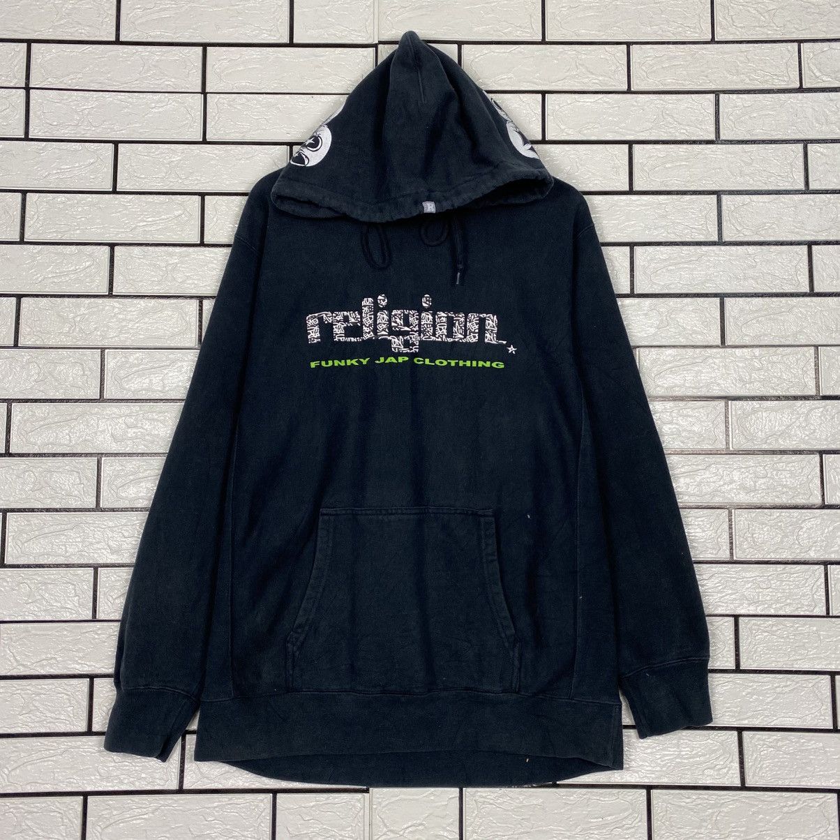 Japanese Brand Religion Hoodie Pull Over Punk Design Big Logo Size US XL / EU 56 / 4 - 2 Thumbnail