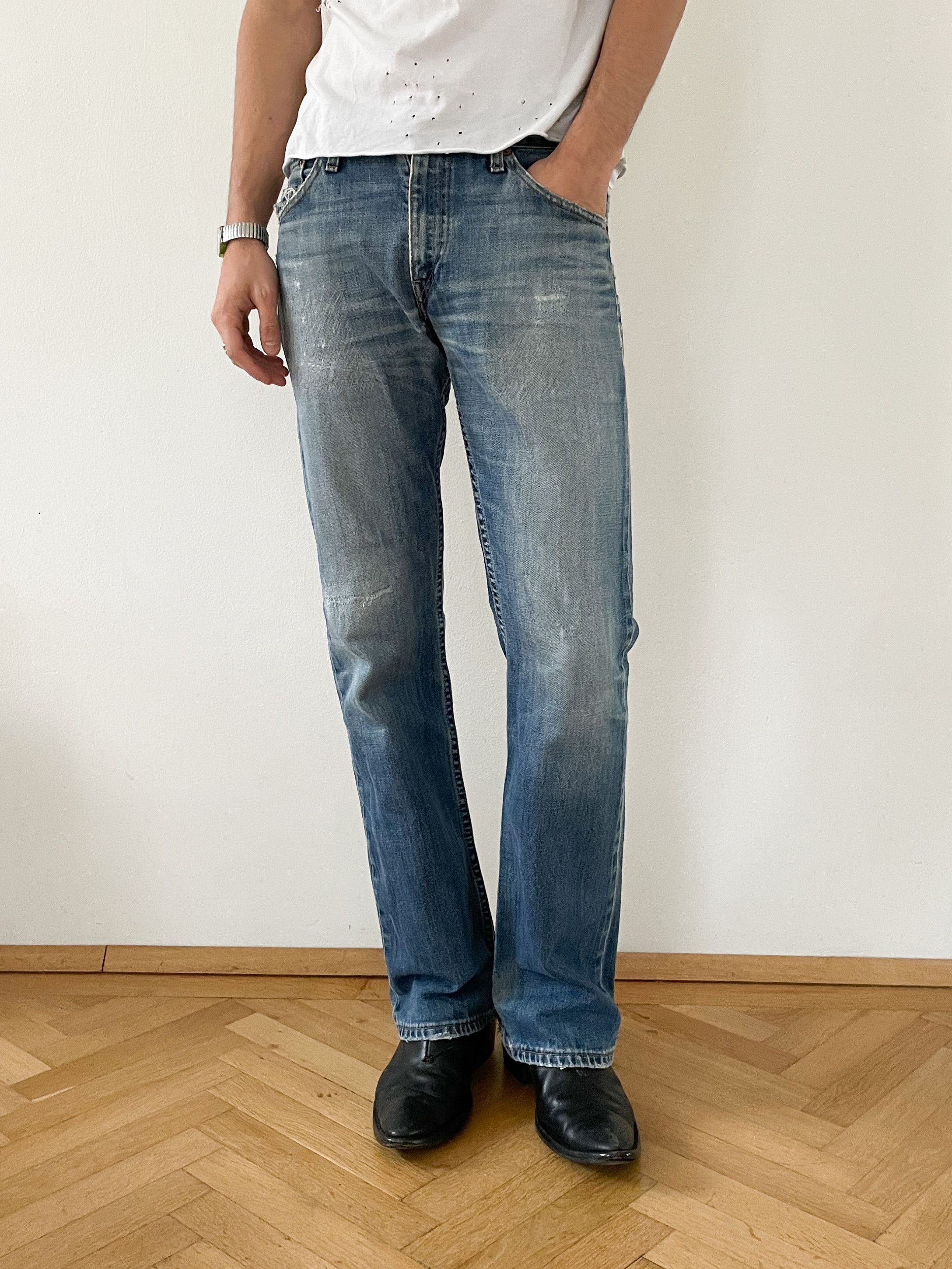 Image of Levis x Vintage 501 Denim W30Xl34 in Blue, Men's