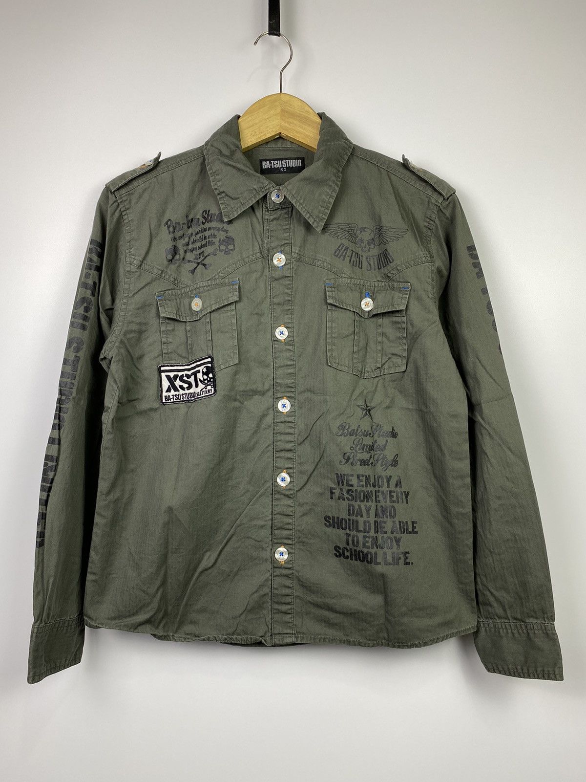 Hysteric Glamour × If Six Was Nine × Japanese Brand batsu studio shirt japan 2000s Size US S / EU 44-46 / 1 - 1 Thumbnail