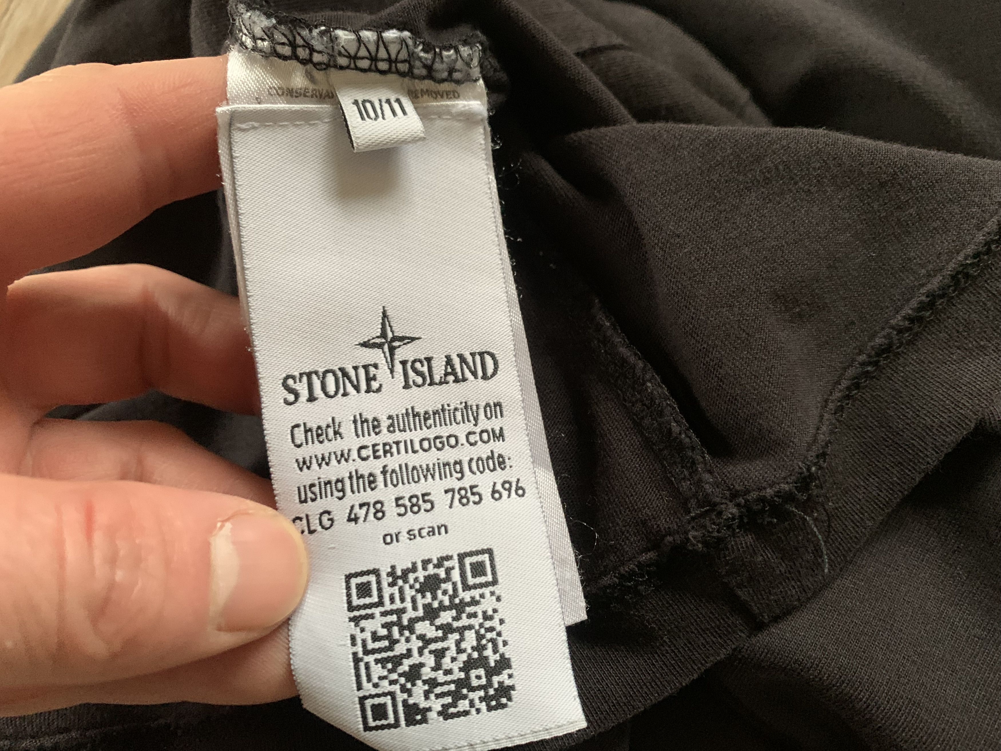 Stone Island Stone Island Junior Patch Program Black T Shirt Size US XXS / EU 40 - 7 Thumbnail