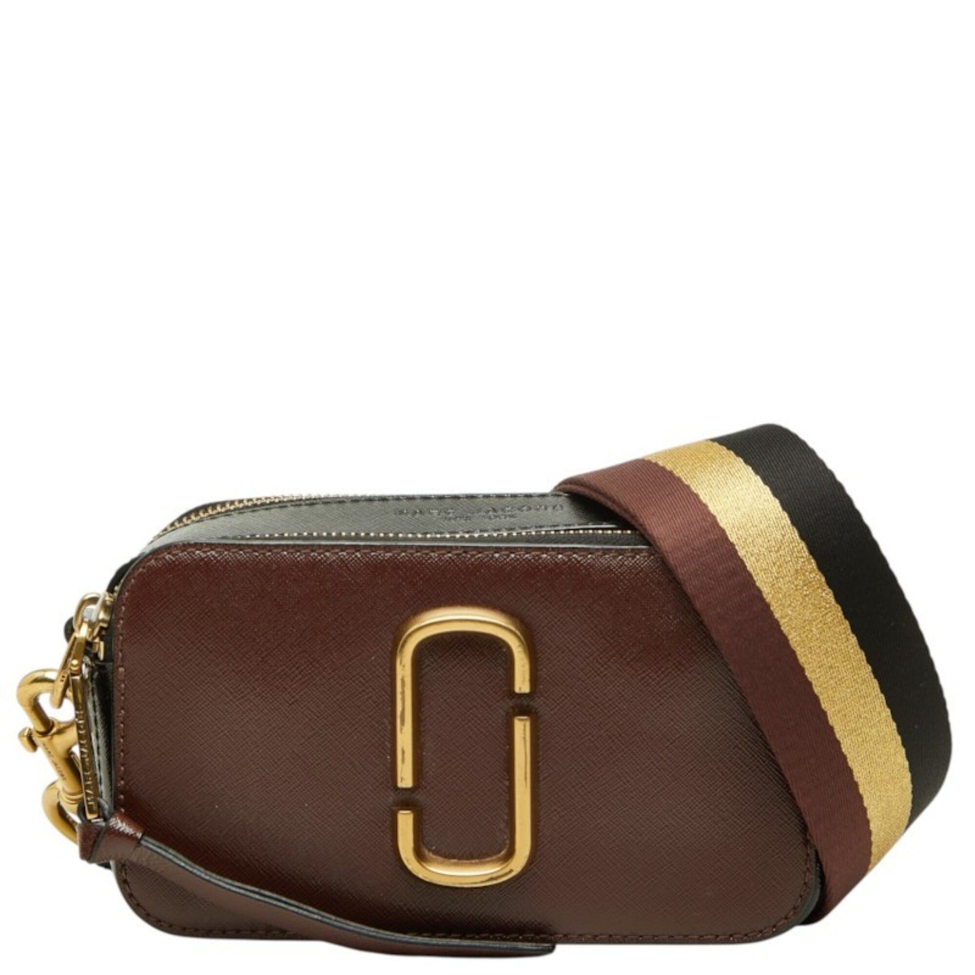 Marc Jacobs Marc Jacobs Snapshot Double J Crossbody Shoulder Bag Camera M0012007 Bordeaux Fabric Women's MARC JACOBS Size ONE SIZE - 1 Thumbnail