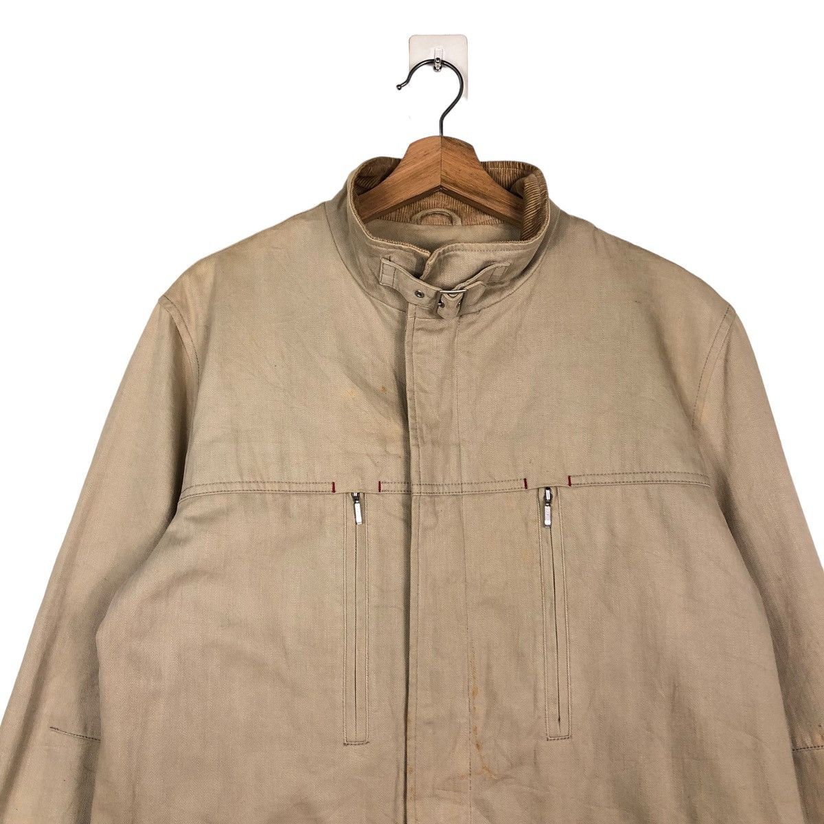 Japanese Brand × Vintage 📌VINTAGE DUCK CANVAS CHORE JACKET IXI:Z ISSEY MIYAKE Size US L / EU 52-54 / 3 - 4 Thumbnail