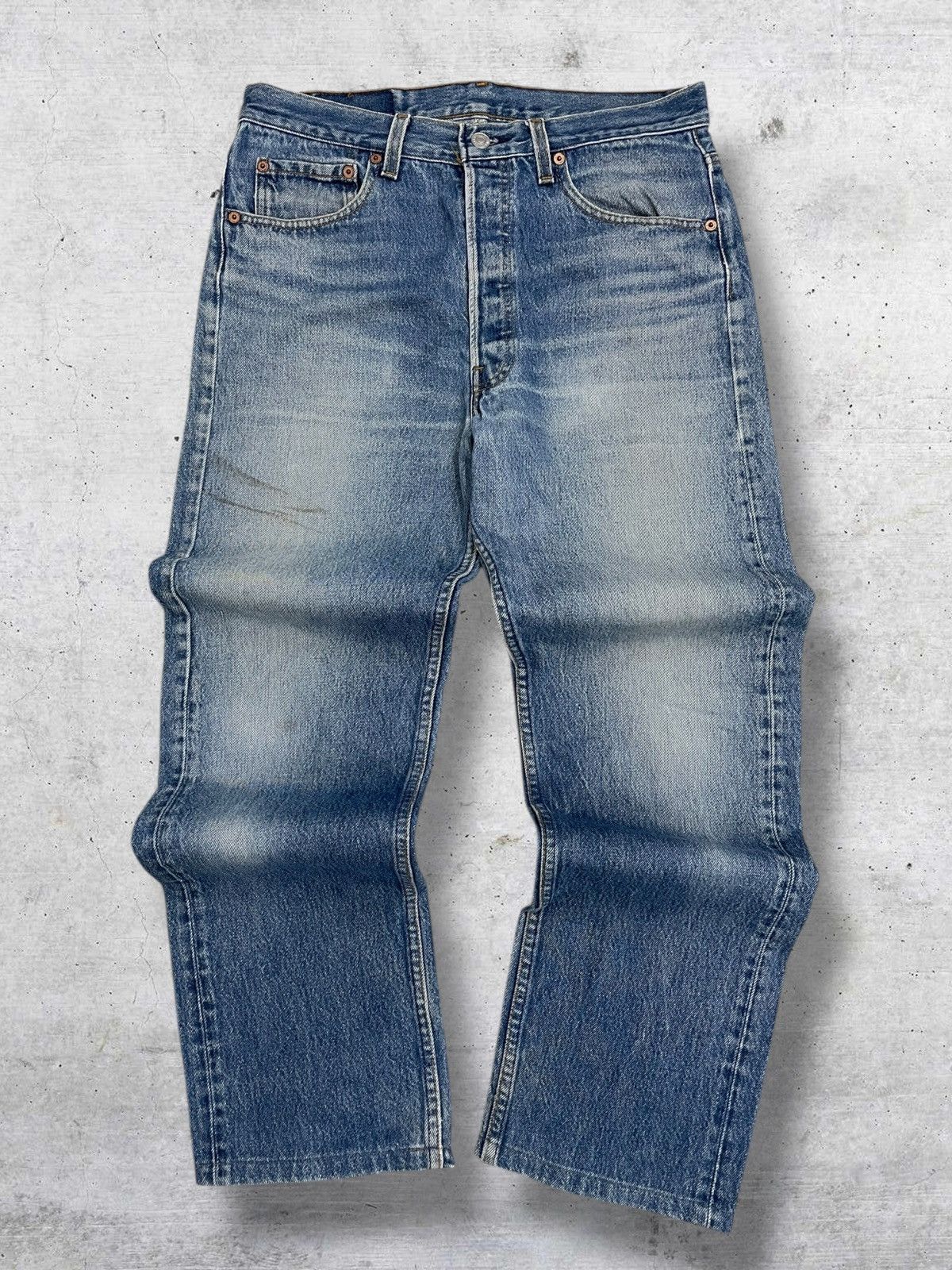 Levi's Vintage Clothing VINTAGE 501 LEVIS USA DESIGNER 90S OG OLD STAIN DENIM STYLE Size US 31 - 1 Thumbnail