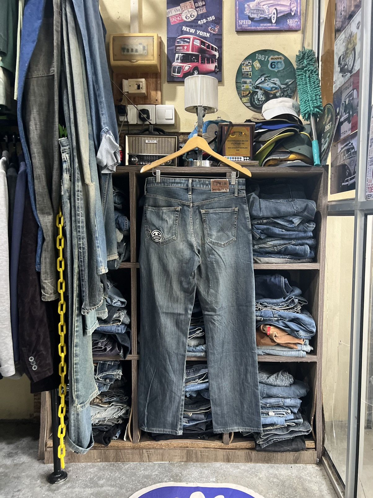 Edwin 🔥Vintage Edwin S403 Distressed Denim Size US 32 / EU 48 - 2 Thumbnail