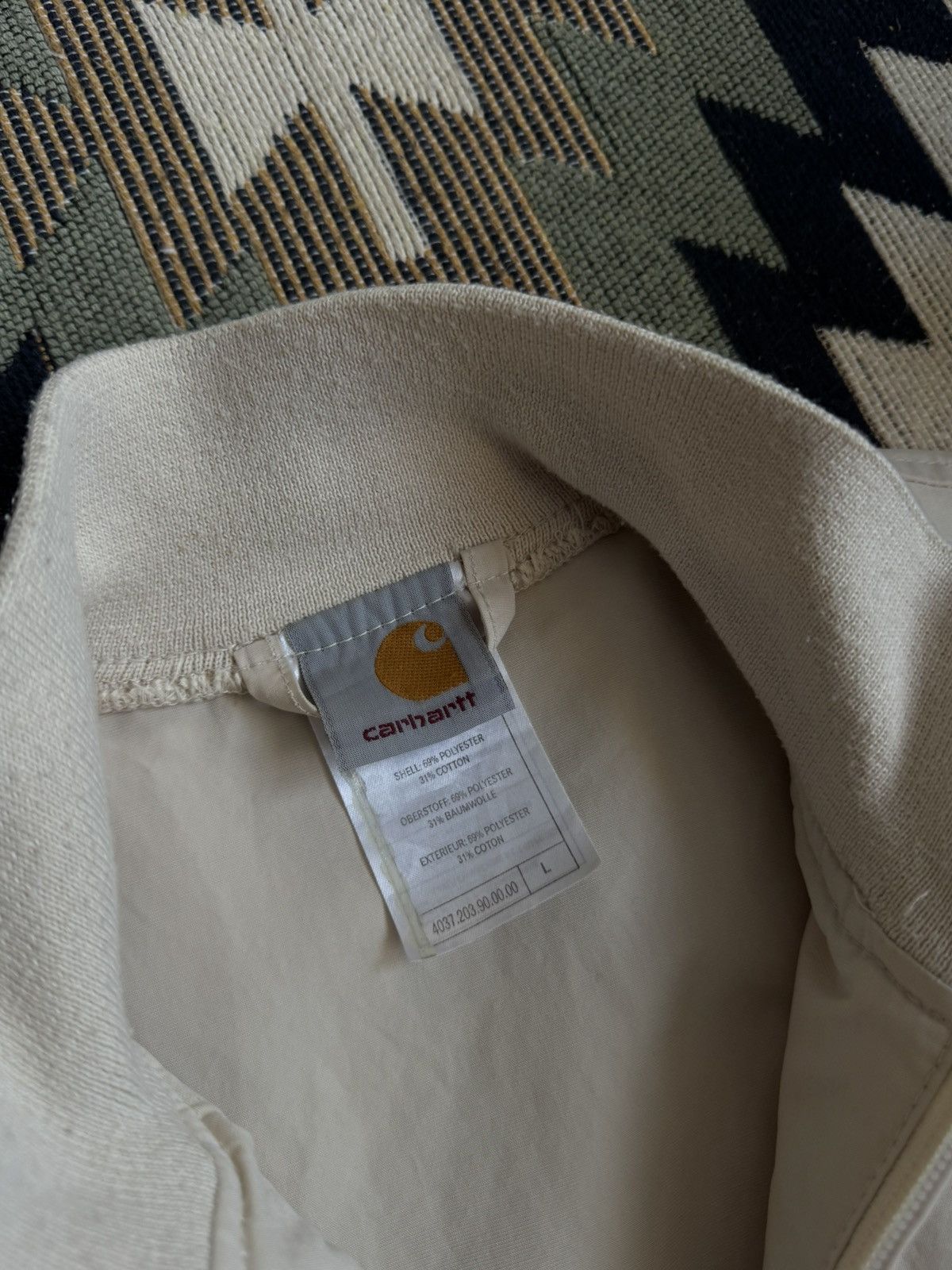 Carhartt Vintage Carhartt Beige Women’s Jacket Size L / US 10 / IT 46 - 9 Thumbnail