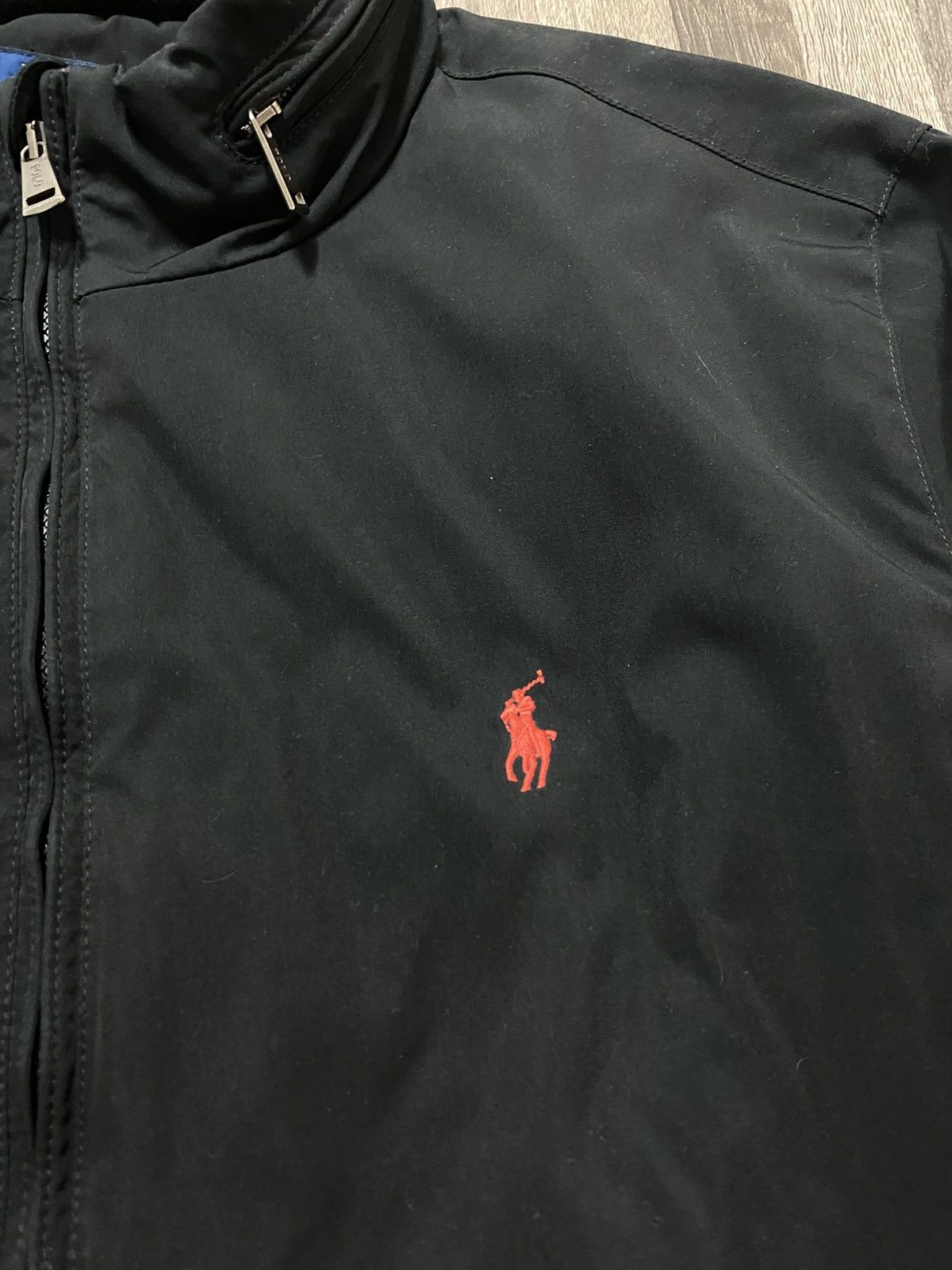 Polo Ralph Lauren Polo Ralph Lauren Black Zip Up Jacket Hoodie Windbreaker Size US XL / EU 56 / 4 - 2 Thumbnail
