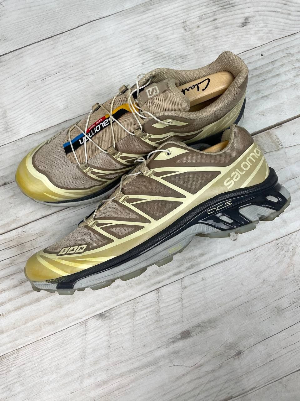 Salomon Salomon XT-6 Clear Safari Vanila Ice Sneakers Men Size US 10 Size US 10 / EU 43 - 4 Thumbnail