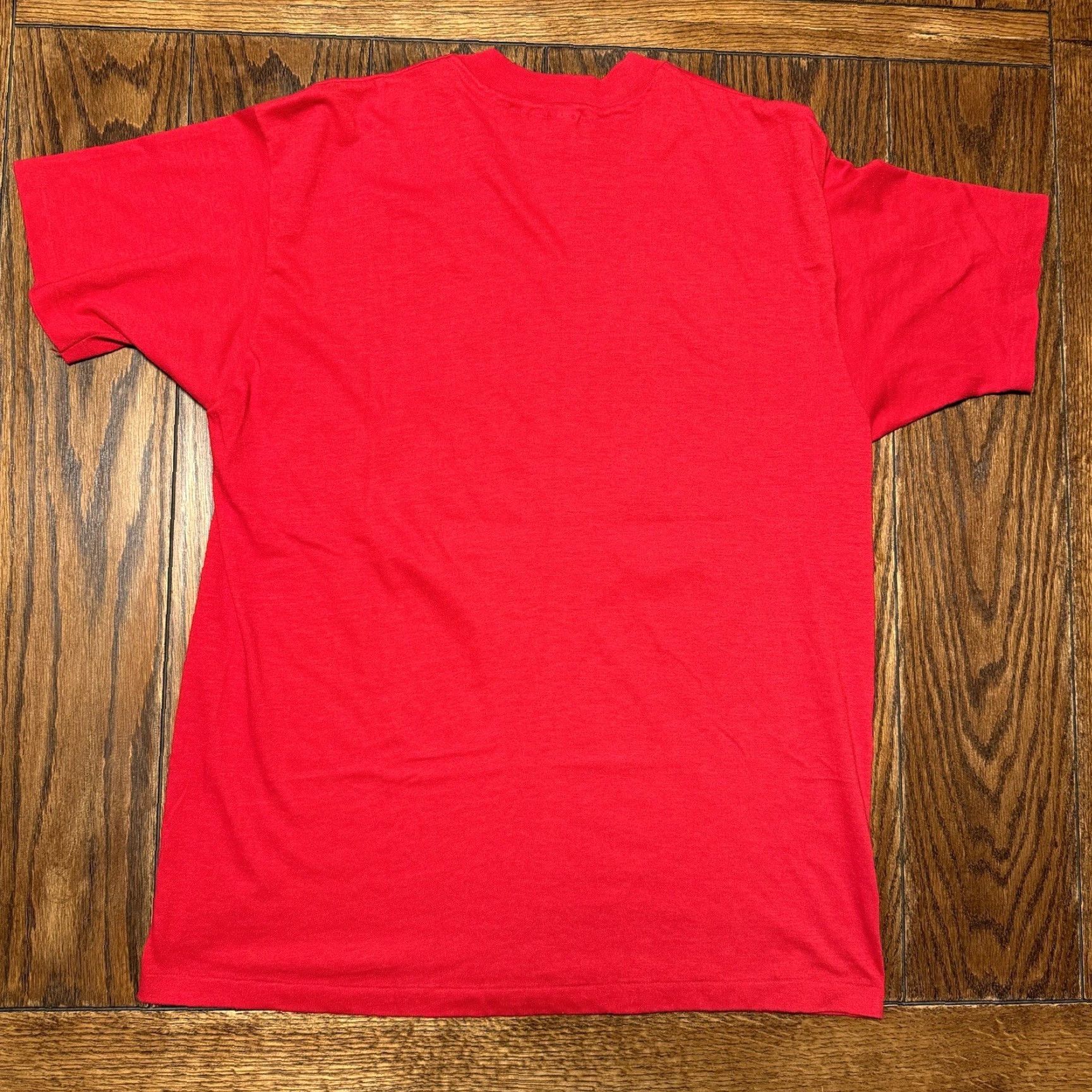 Vintage VINTAGE Pittsburgh Skyline T Shirt XL 1980s USA Point State Park PA Bridges Boat Mens Graphic Tee Red Size US XL / EU 56 / 4 - 7 Thumbnail