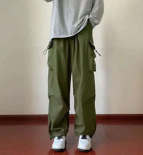 Japanese Brand × Vintage Cargo "Parachute" Pants - Streetwear Style Pants Size US 29 - 3 Thumbnail