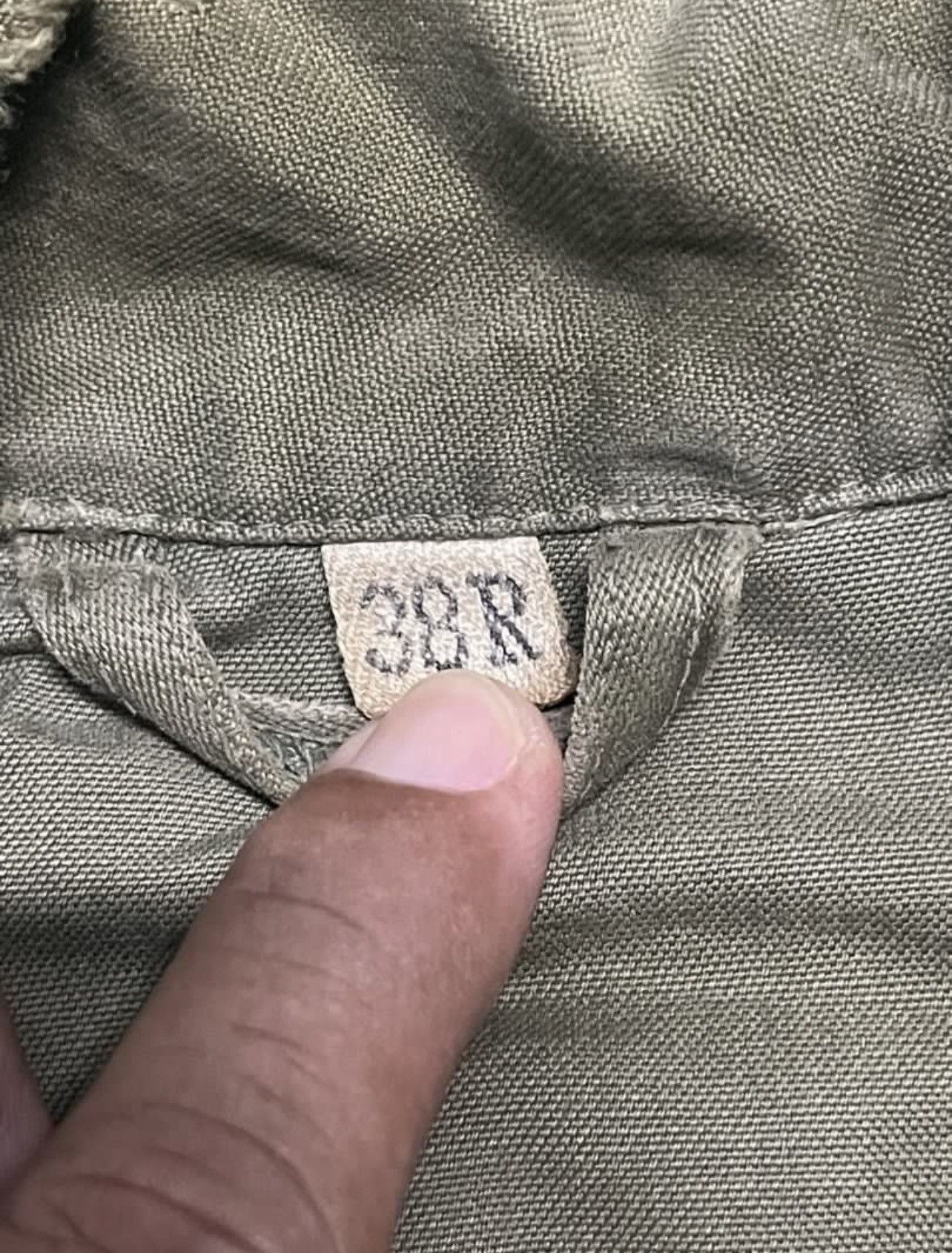 Vintage True Vintage 40s WWII M-1943 Army Field Jacket Men’s 38 Size US M / EU 48-50 / 2 - 6 Thumbnail
