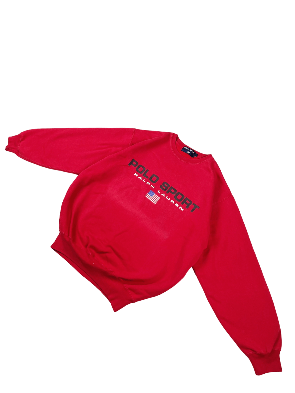 image of Lo Life x Polo Ralph Lauren Polo Sport Sweatshirt M in Red, Men's (Size Medium)