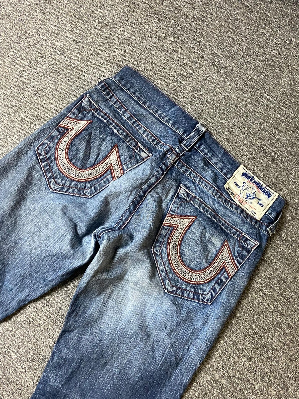 True Religion × Vintage Vintage True Religion Distressed Denim Jeans (123) Size US 34 / EU 50 - 2 Thumbnail