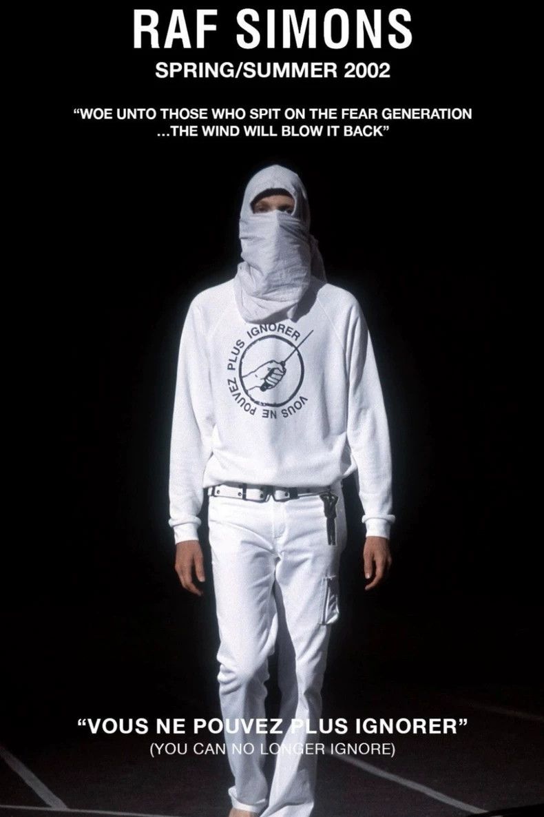 Raf Simons Raf Simons SS02 archive “Vous Ne Pouvez Plus Ignorer” long Size US S / EU 44-46 / 1 - 8 Thumbnail
