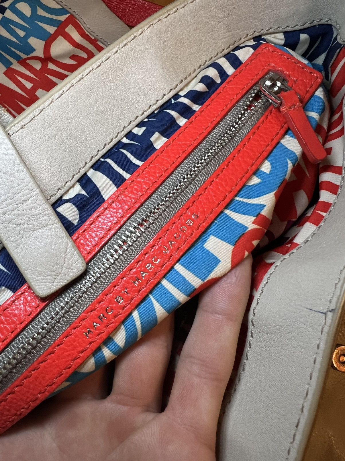 Marc by Marc Jacobs Marc by Marc Jacobs Werdie colour block satchel crossbody Size ONE SIZE - 14 Thumbnail