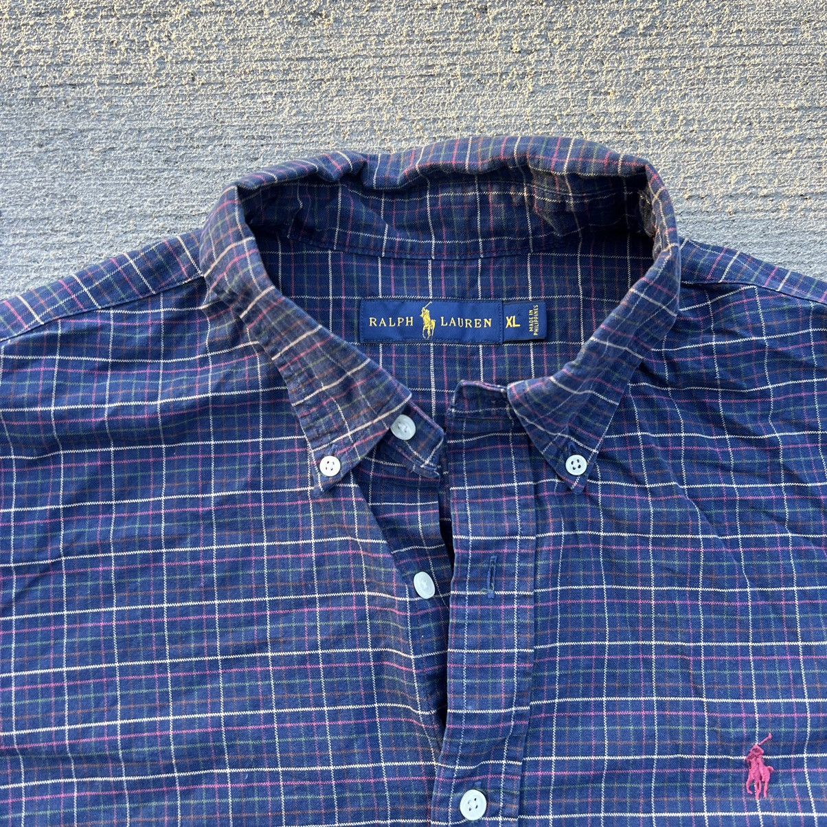 Polo Ralph Lauren × Ralph Lauren Polo Ralph Lauren Checkered Shirt Classic Fit Size Xl Size US XL / EU 56 / 4 - 6 Thumbnail