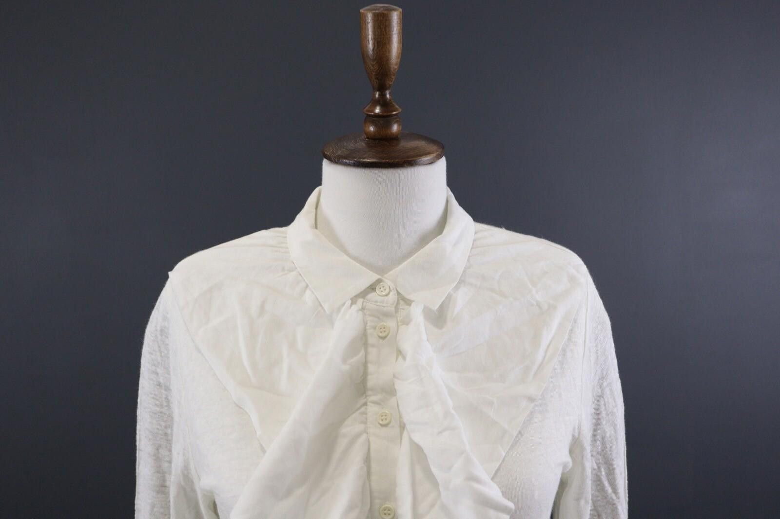 Designer Claudie Pierlot Paris Lagenlook Jabot Blouse Shirt Size 3 Size M / US 6-8 / IT 42-44 - 2 Thumbnail