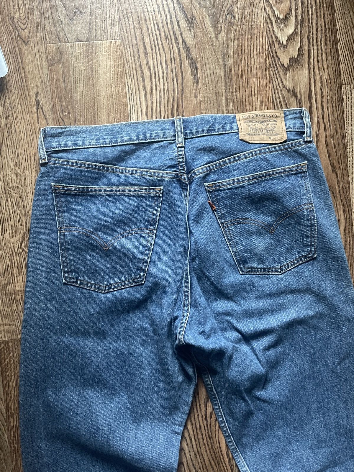 Levi's Vintage Levis 615 Orange Tab 90s Jeans Size US 36 / EU 52 - 3 Thumbnail