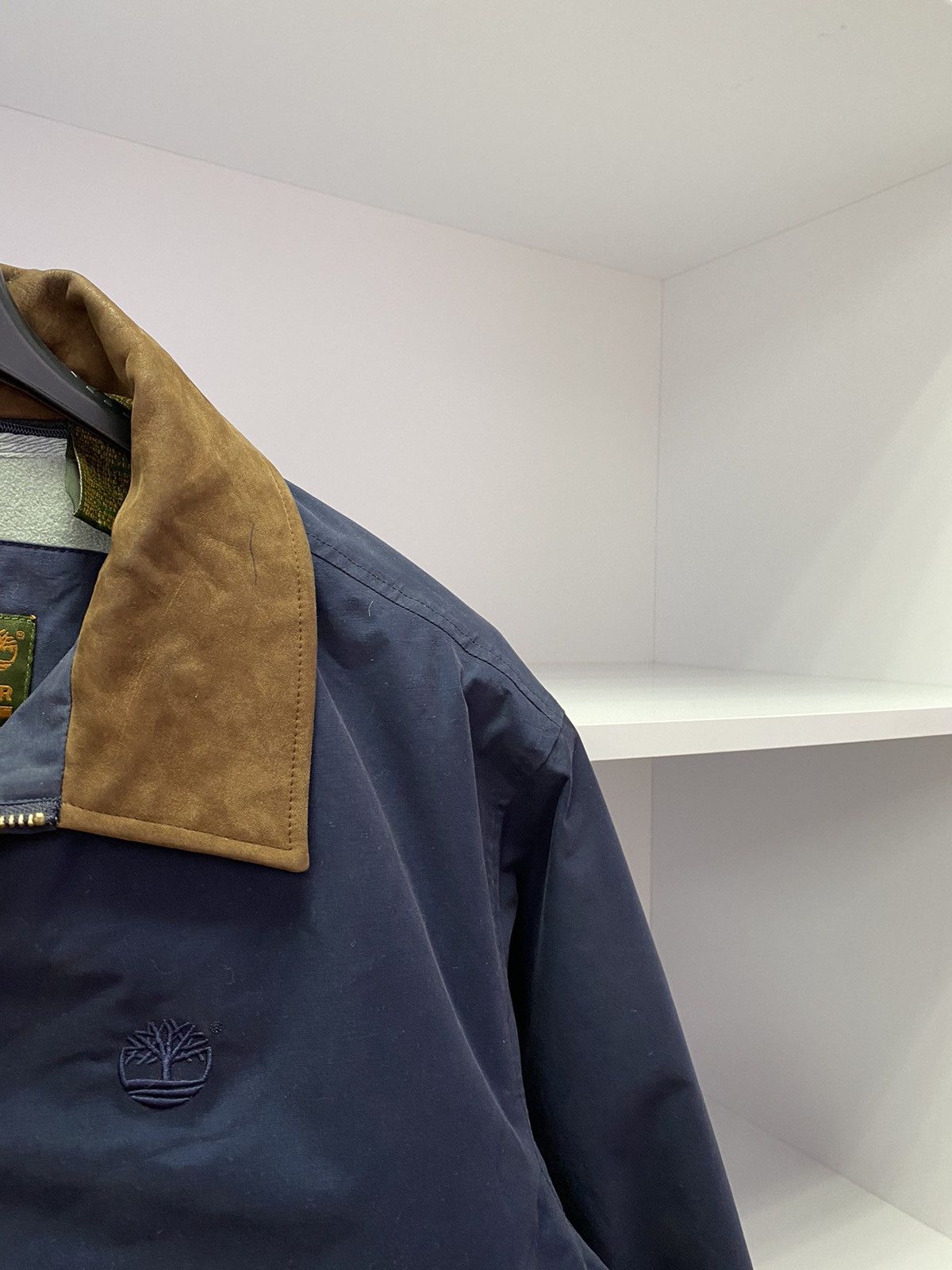 Timberland × Vintage Vintage Timberland Weathergear Waterproof Jacket Dark Blue Size US L / EU 52-54 / 3 - 8 Thumbnail