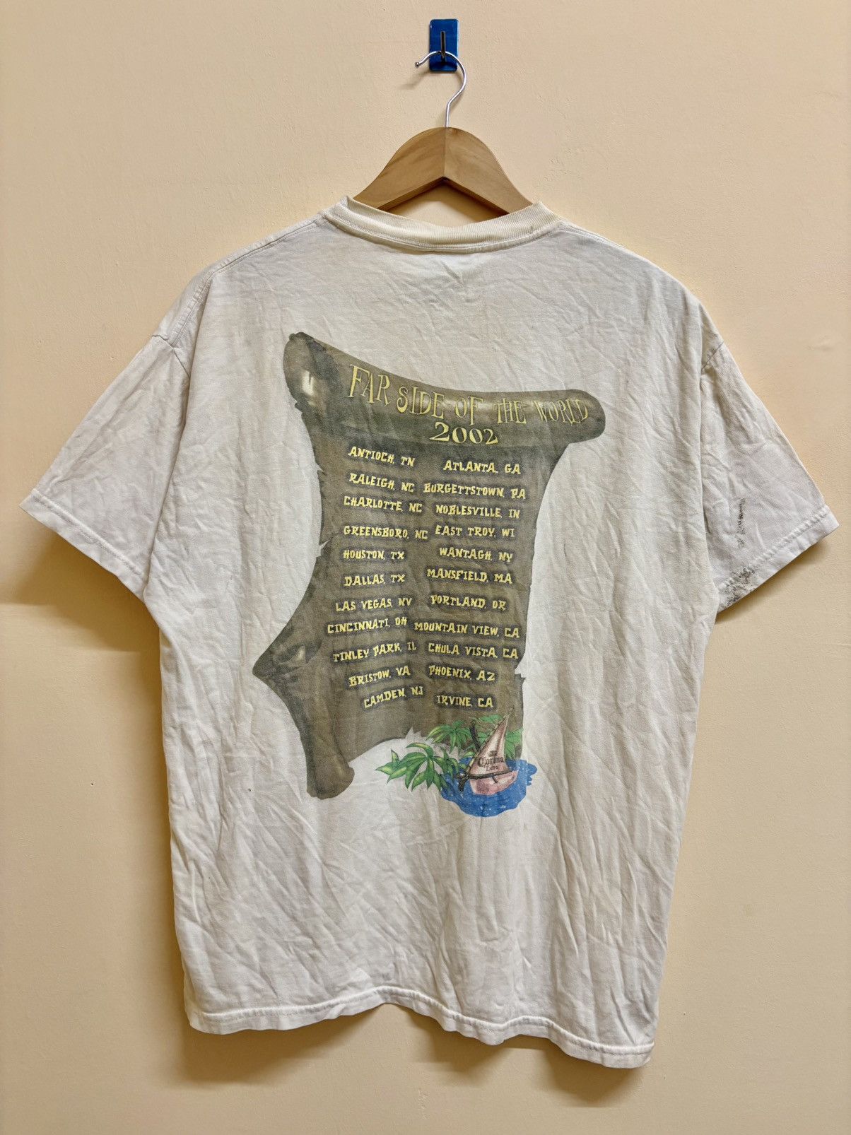 Band Tees Vintage Jimmy Buffett Band Tour 2002 Far Side Of The World Size US L / EU 52-54 / 3 - 2 Thumbnail