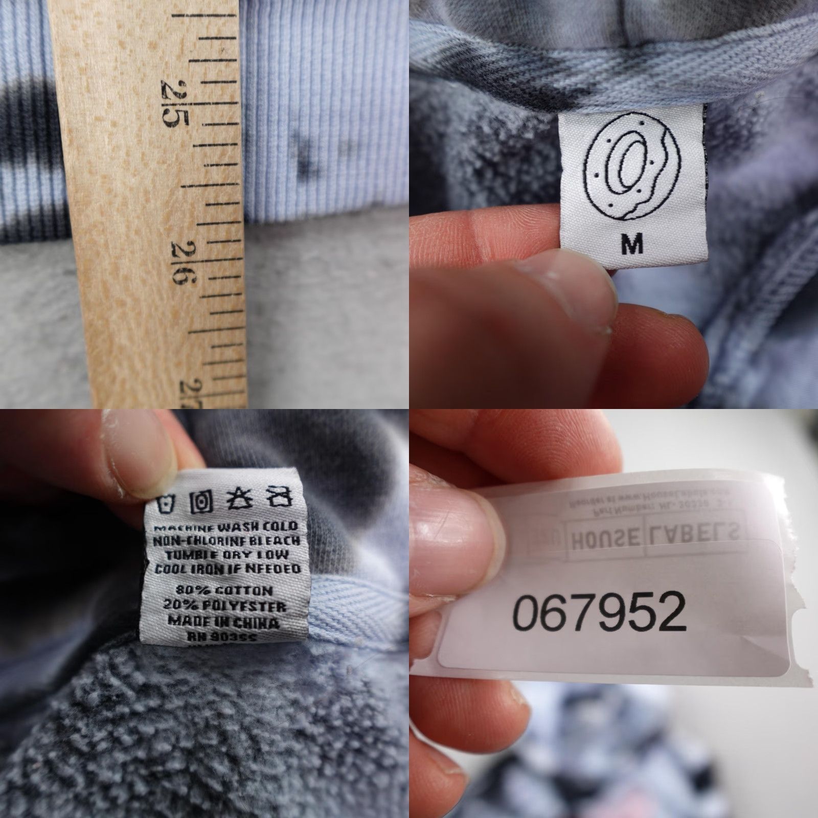 Odd Future Odd Future Hoodie Mens Medium Blue Tie Dye Sweatshirt Pullover Tyler The Creator Size US M / EU 48-50 / 2 - 8 Thumbnail