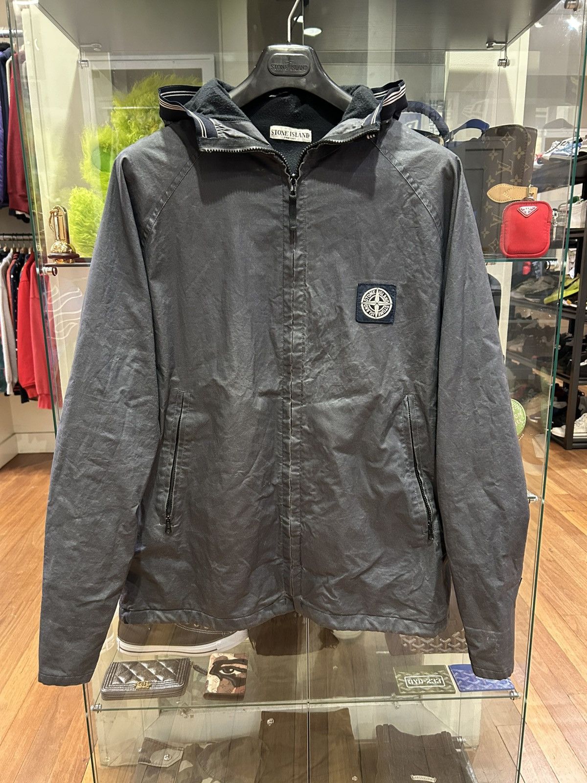 Stone Island Stone Island Vintage Canvas Fleece Jacket Size US XL / EU 56 / 4 - 2 Thumbnail
