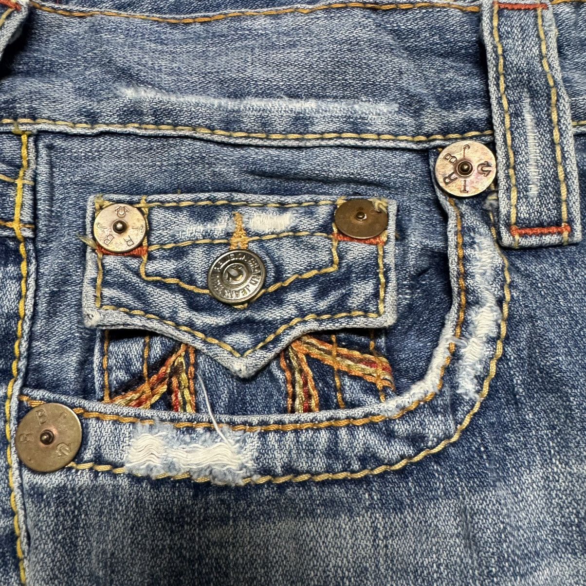 True Religion Vintage True Religion Joey Big T Denim Flare Jeans Size US 29 - 20 Thumbnail