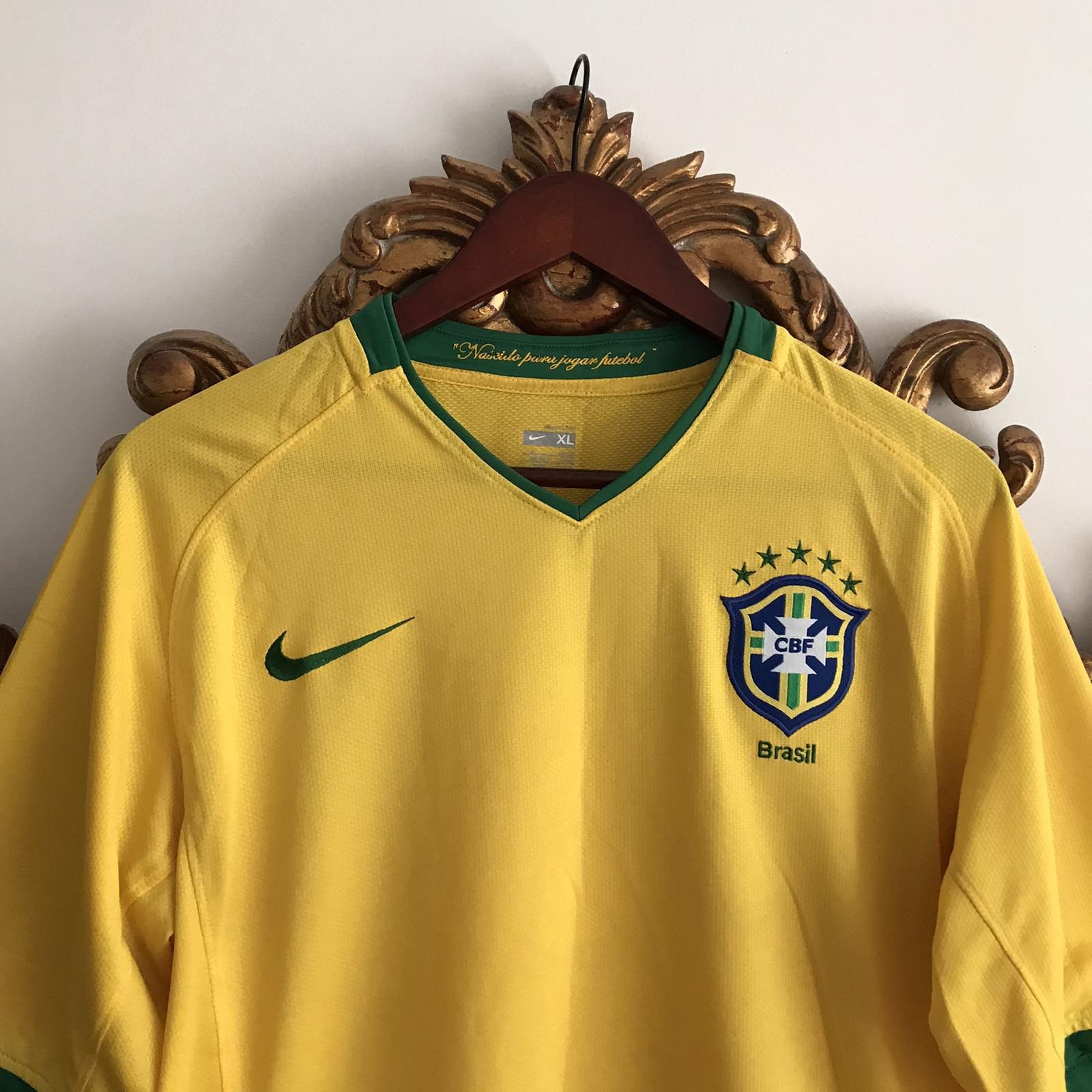 Nike Vintage Nike Ricardo Kaka Brazil Soccer Jersey #8 World Cup Size US XL / EU 56 / 4 - 2 Thumbnail