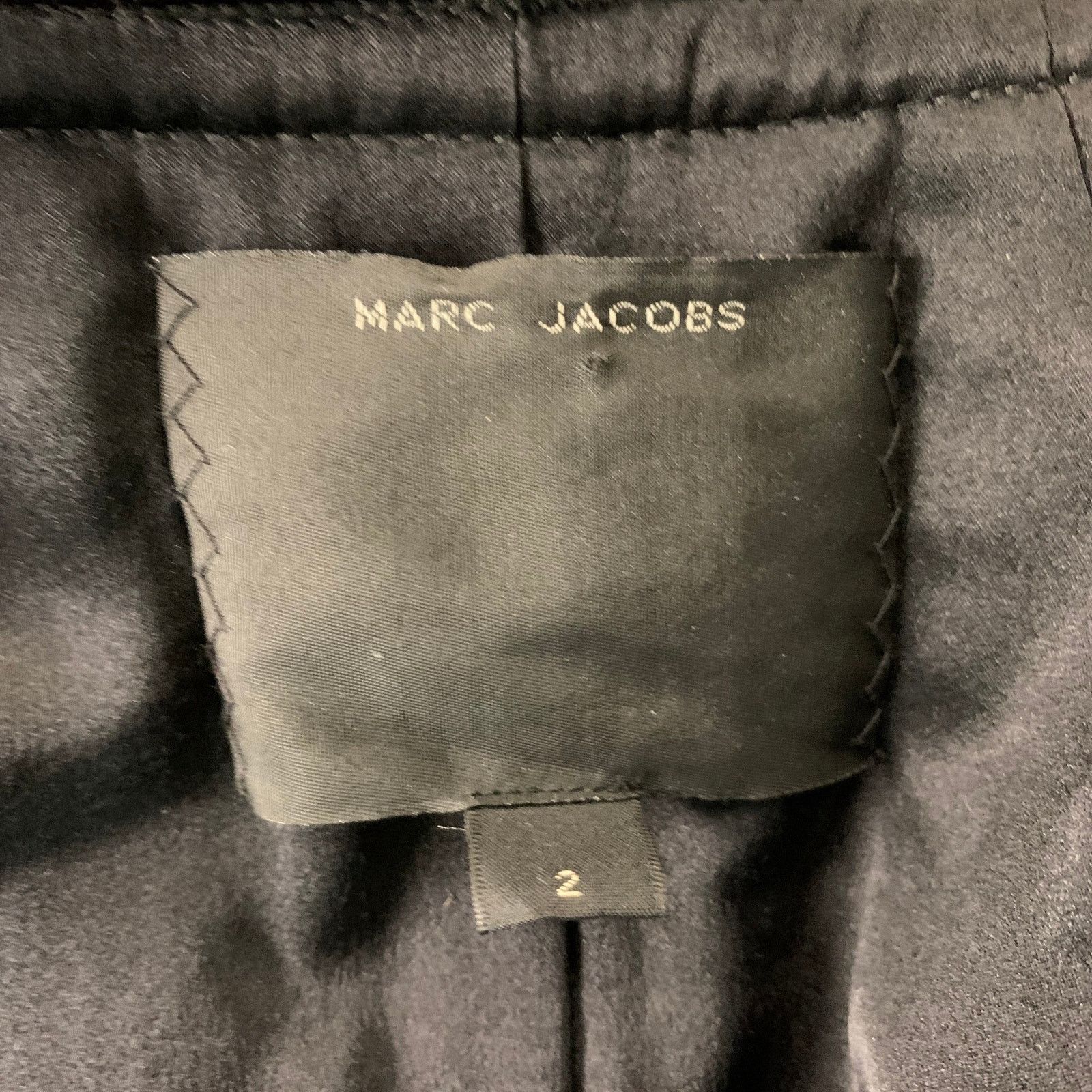 Marc Jacobs Size 2 Green Black White Boucle Textured Jacket Blazer Size XS / US 0-2 / IT 36-38 - 5 Thumbnail
