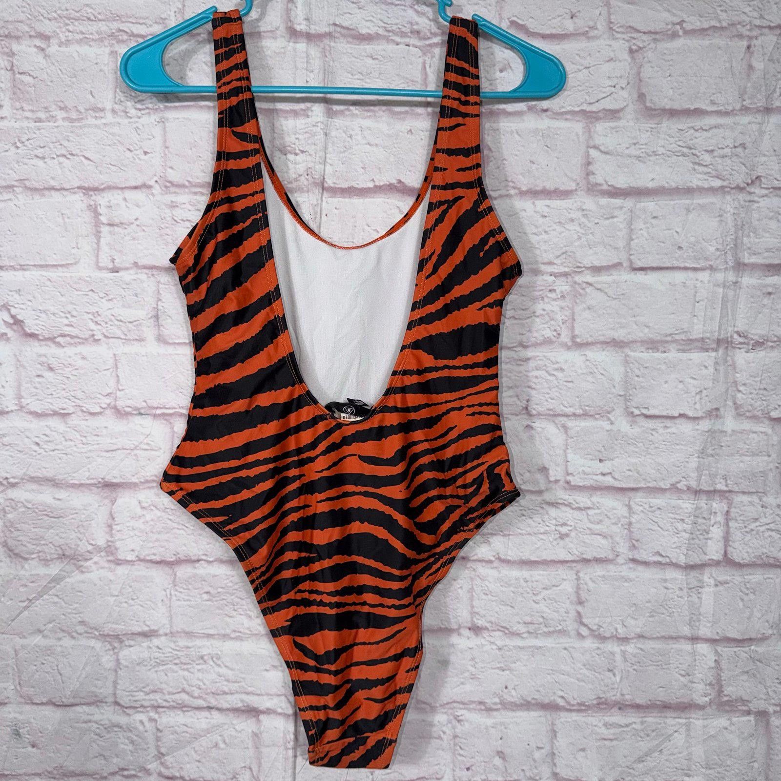 Other Missguided Tiger Print One-Piece Swimsuit Size 8 Size ONE SIZE - 5 Thumbnail