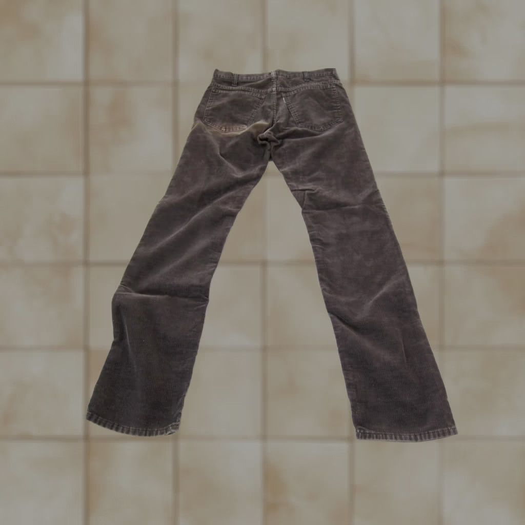 Levi's VINTAGE Levi's 500 Series Jeans Corduroy Brown 30x33 Regular 5-Pocket Levi's Mens Straight 90s 80s Clothing Size US 30 / EU 46 - 1 Thumbnail
