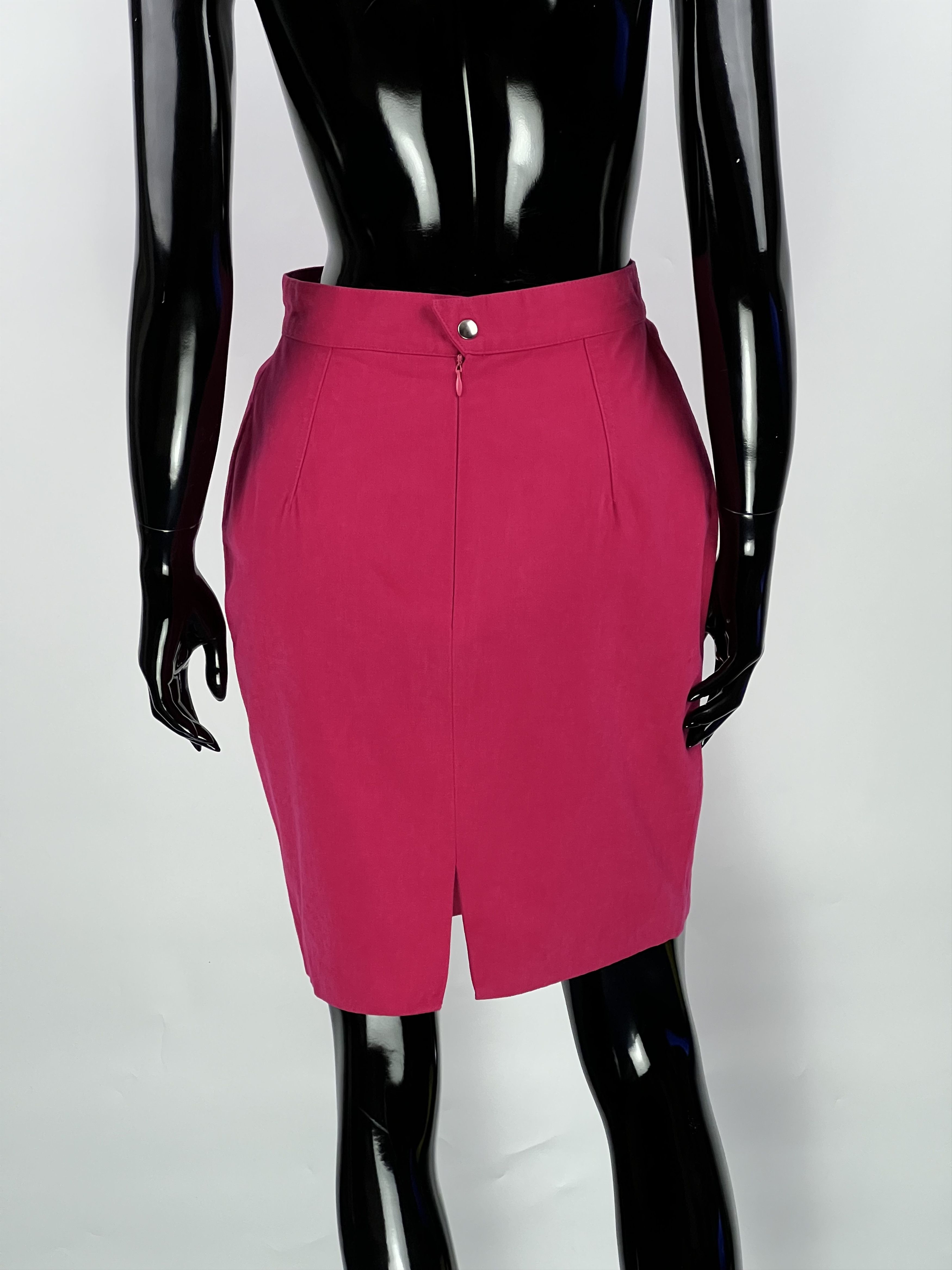 Thierry Mugler Thierry Mugler Activ Rare Vintage 80s Pink Skirt Size IT42 Size 28" / US 6 / IT 42 - 2 Thumbnail