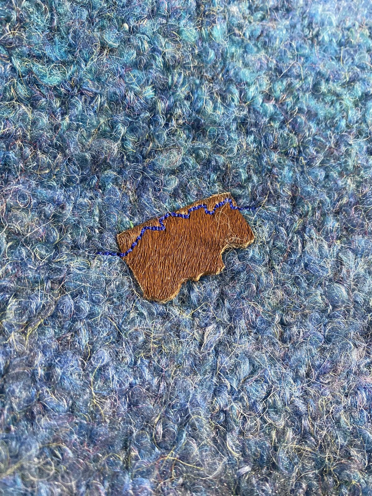 Ader Error Ader Error Canyon Knit Blue Gradient Sweater Size US M / EU 48-50 / 2 - 4 Thumbnail