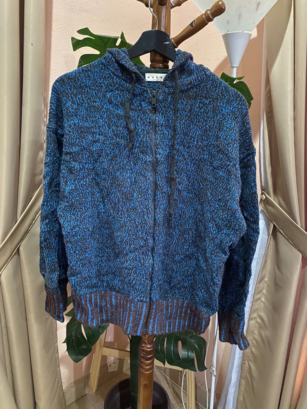 Marni MARNI KNITTED HOODIE Size US S / EU 44-46 / 1 - 1 Thumbnail