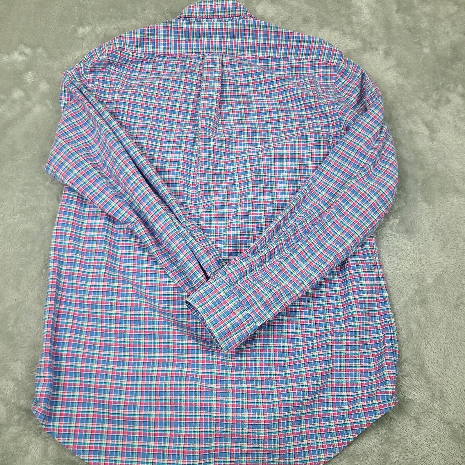 Polo Ralph Lauren Ralph Lauren Pastel Plaid Long Sleeve Button Down Shirt, Men Size US M / EU 48-50 / 2 - 9 Thumbnail