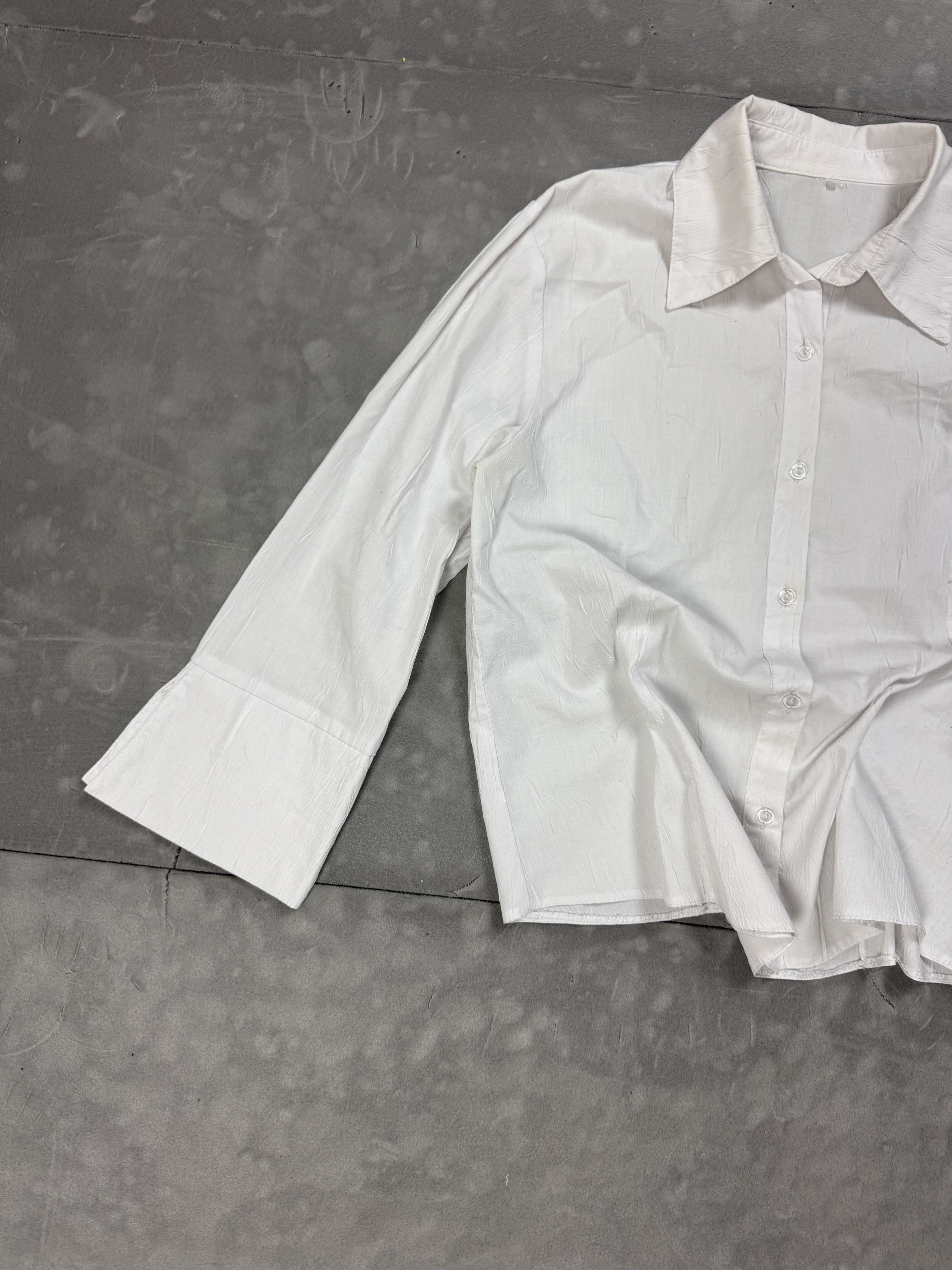 Vintage Vintage White Shirt with Wide Sleeves 90s (S/M) Size S / US 4 / IT 40 - 4 Thumbnail